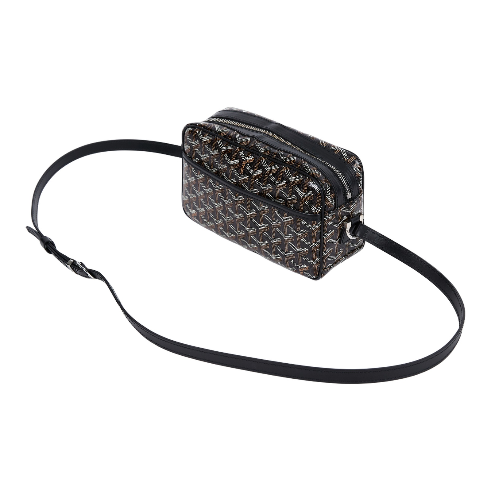 高雅德 GOYARD Cap-Vert PM Bag 肩背 斜背包 CAPVE2PMLTY 黑CAP-VERT相機包 防塵袋/購買證明