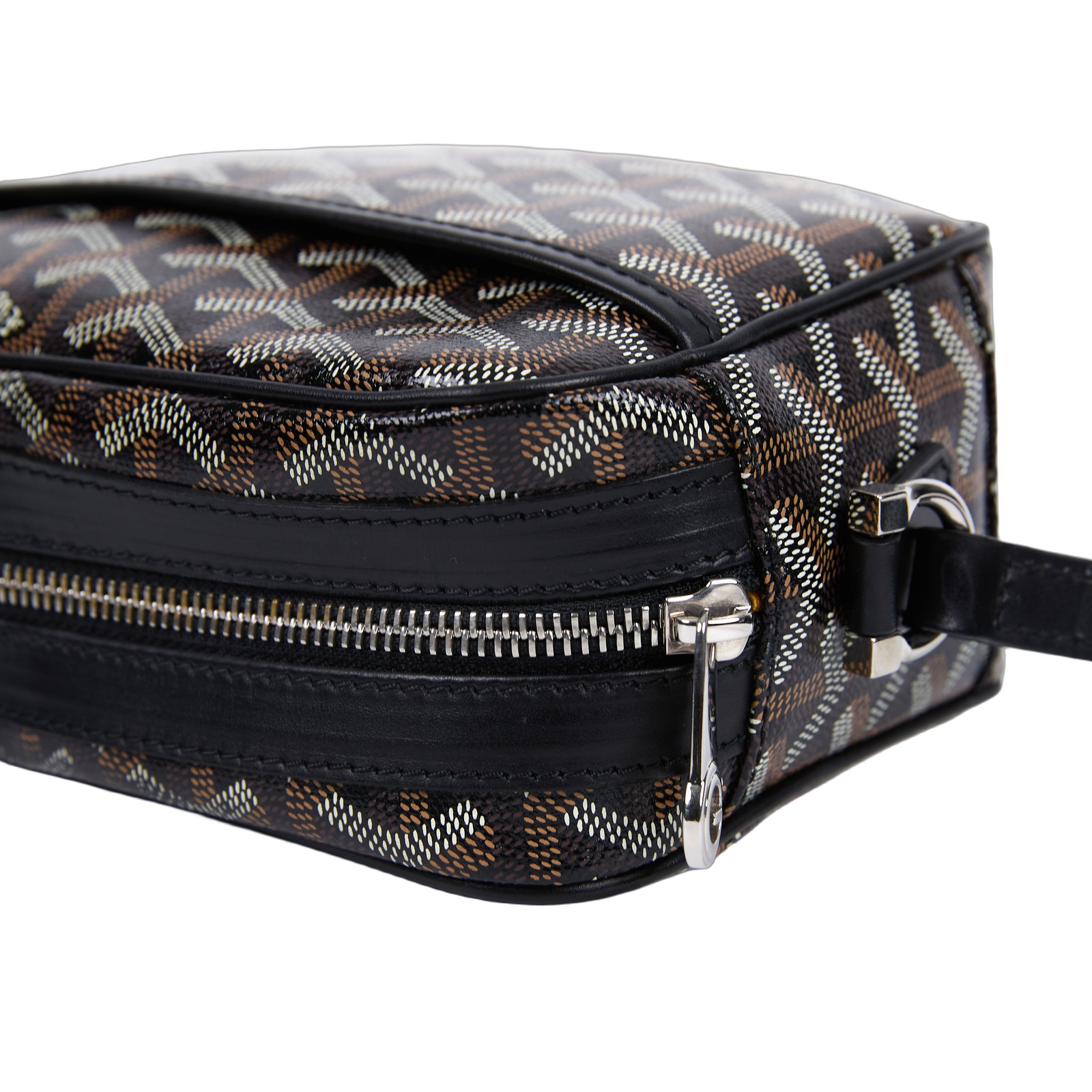 高雅德 GOYARD Cap-Vert PM Bag 肩背 斜背包 CAPVE2PMLTY 黑CAP-VERT相機包 防塵袋/購買證明