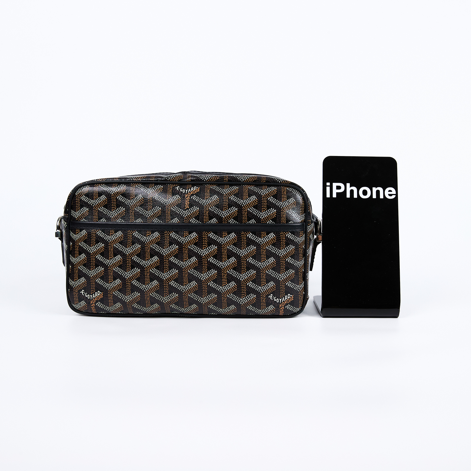 高雅德 GOYARD Cap-Vert PM Bag 肩背 斜背包 CAPVE2PMLTY 黑CAP-VERT相機包 防塵袋/購買證明