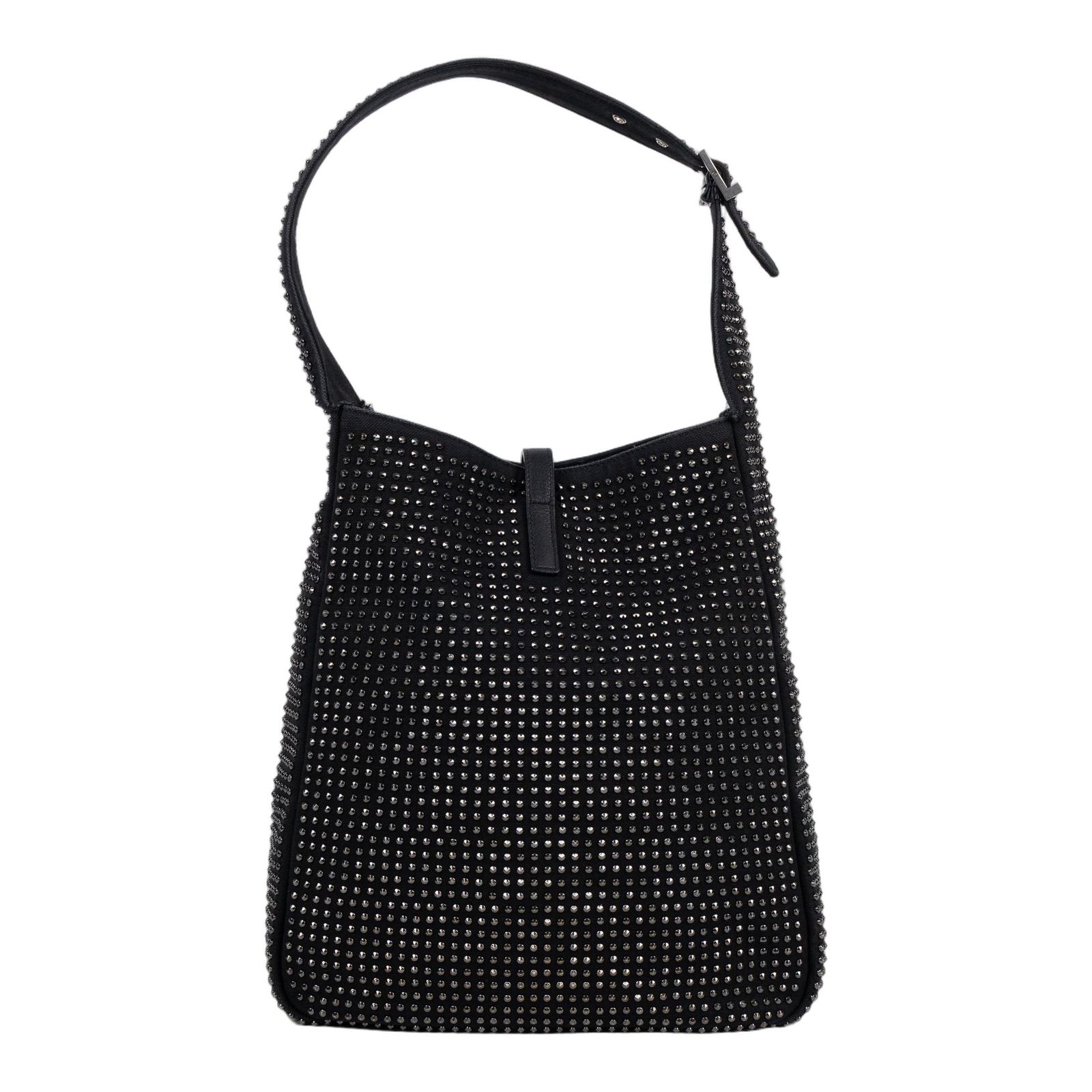 聖羅蘭 YSL SAINT LAURENT Le 5 À 7 Hobo 流浪包 肩背包 716140FAAMD 黑珠珠Le 5 À 7 無附屬品