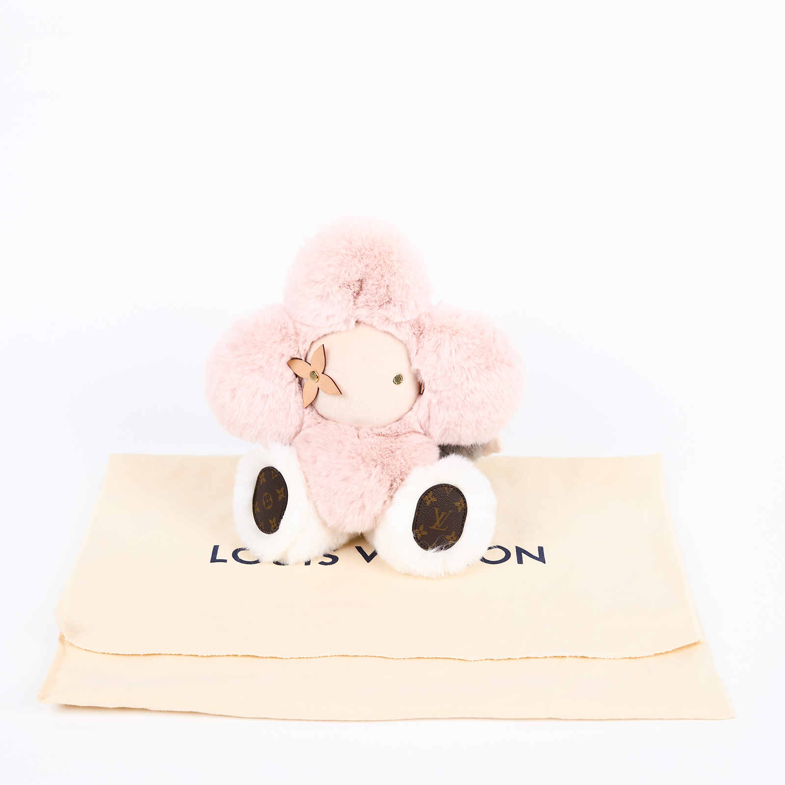 路易威登 LOUIS VUITTON Doudou Vivienne 玩偶 擺件 GI0831 Doudou Vivienne 絨毛娃娃 防塵袋