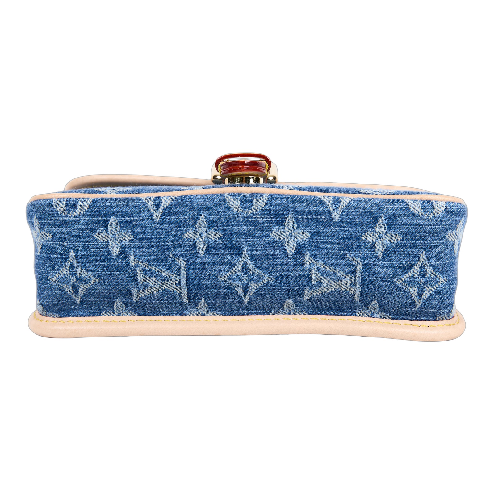 路易威登 LOUIS VUITTON Nano Diane 腋下包 法棍包 肩背包 單寧 M27700 晶片款 淺藍丹寧NANO DIANA 背帶2/防塵袋