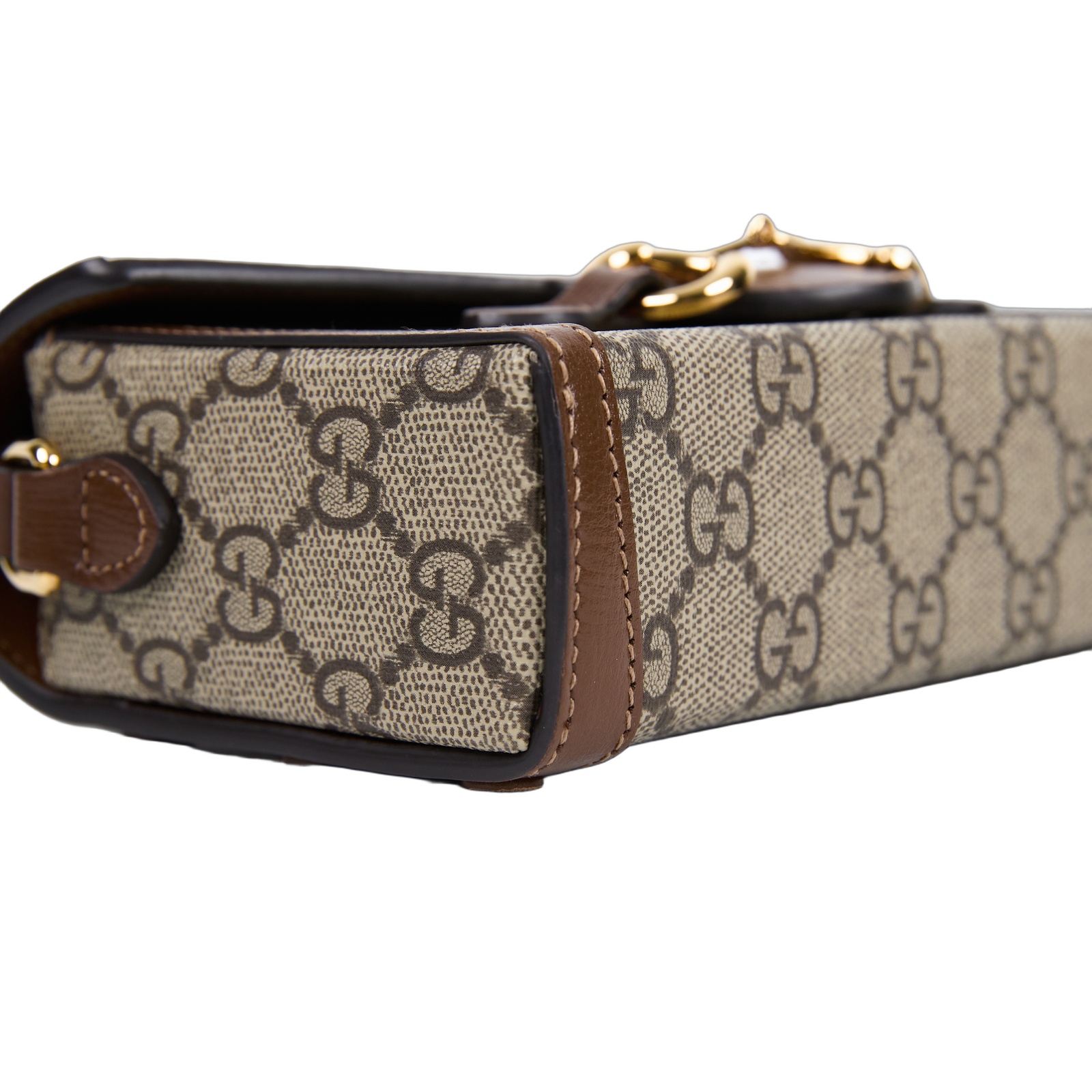 古馳 GUCCI Horsebit 1955 馬銜扣 迷你袋 斜背包 烏木色 699296 92TCG 棕1955 HORSEBIT MINI 原廠盒子/防塵袋