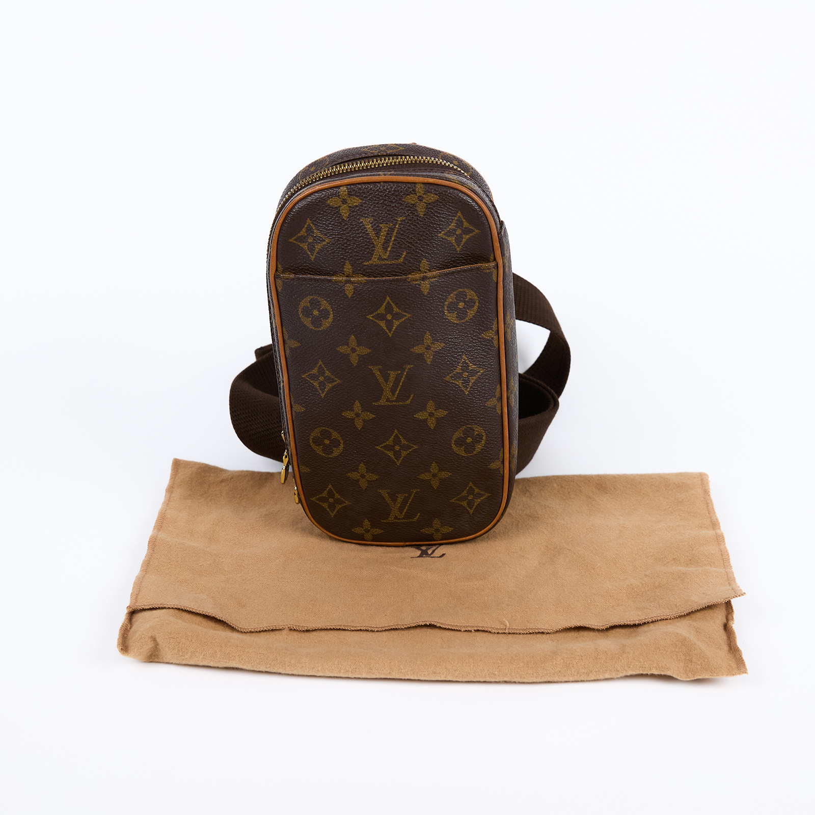 路易威登 LOUIS VUITTON Pochette Gange 胸包 M51870 原花GANGE胸包 防塵袋