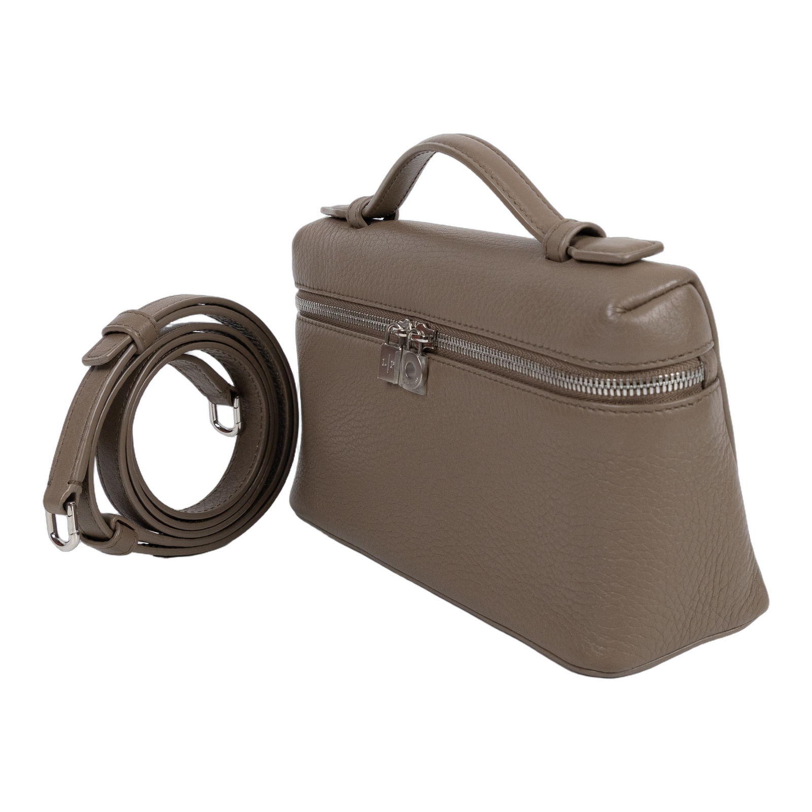 諾悠翩雅 LORO PIANA Extra Pouch L19 手拿包 FAN4046 灰EXTRA POCKET L19 原廠盒子/防塵袋/背帶