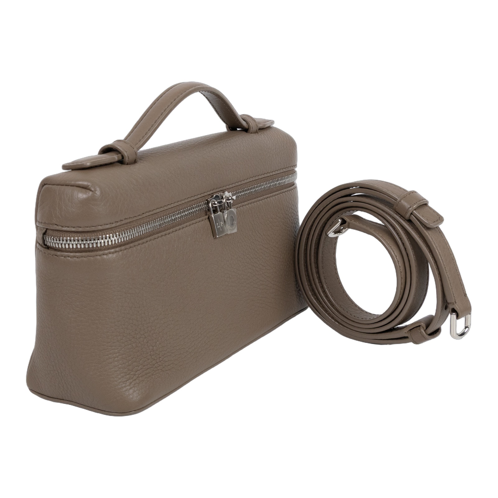 諾悠翩雅 LORO PIANA Extra Pouch L19 手拿包 FAN4046 灰EXTRA POCKET L19 原廠盒子/防塵袋/背帶