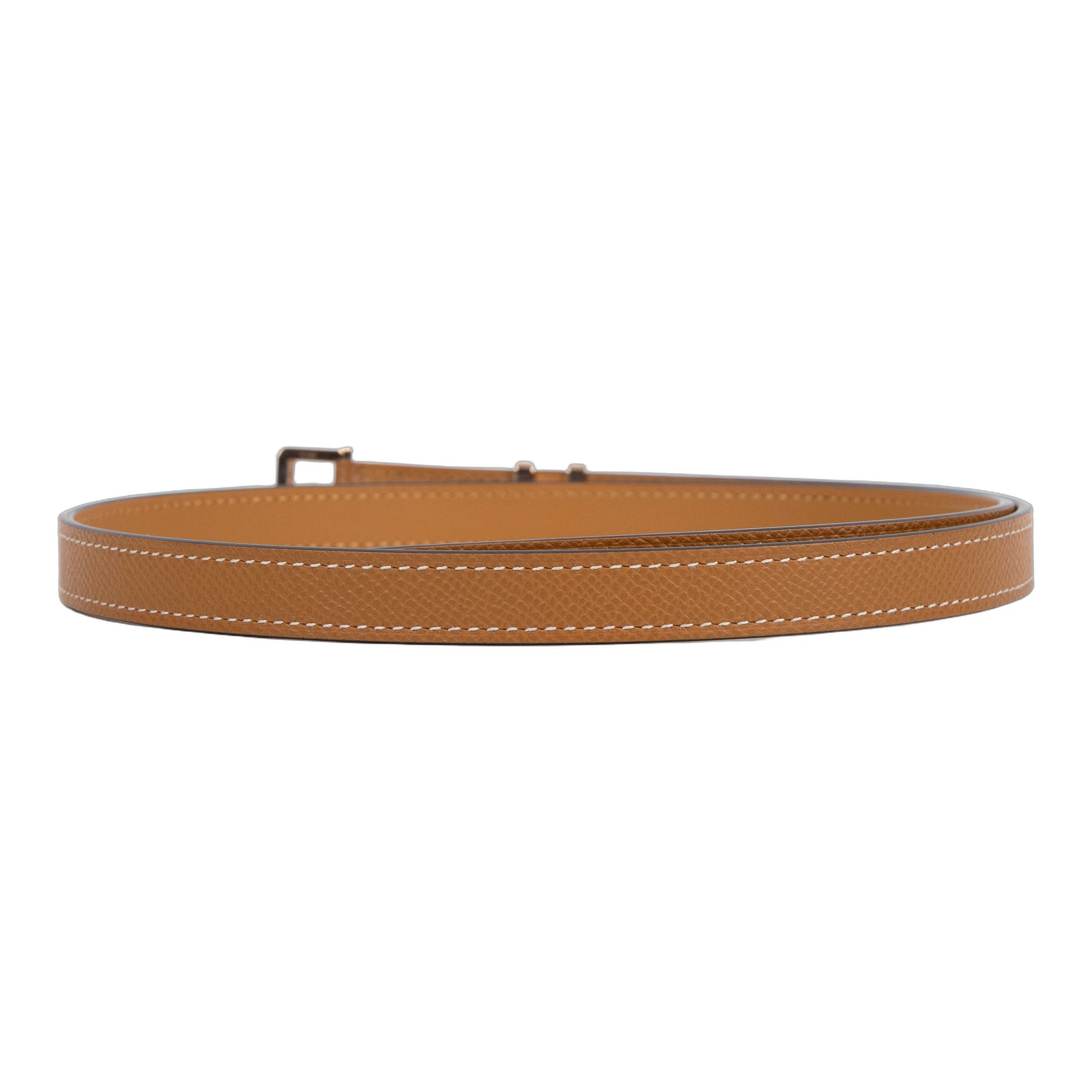 愛馬仕 Hermes Pop H 15 腰帶 金棕色 金色扣 H081087CD37075 /FI1224/K UY 011 TM  原廠盒子/防塵袋2