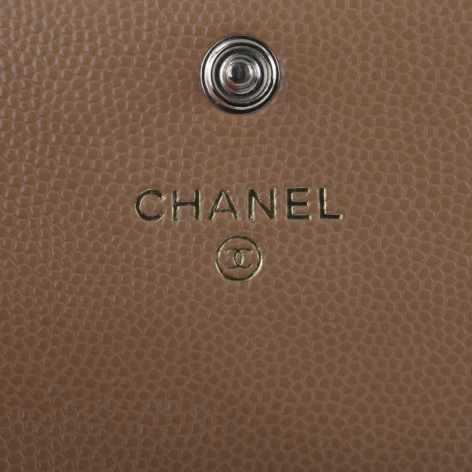 香奈兒 CHANEL CC LOGO 零錢包 卡包  晶片款 奶茶荔枝卡包 無附屬品