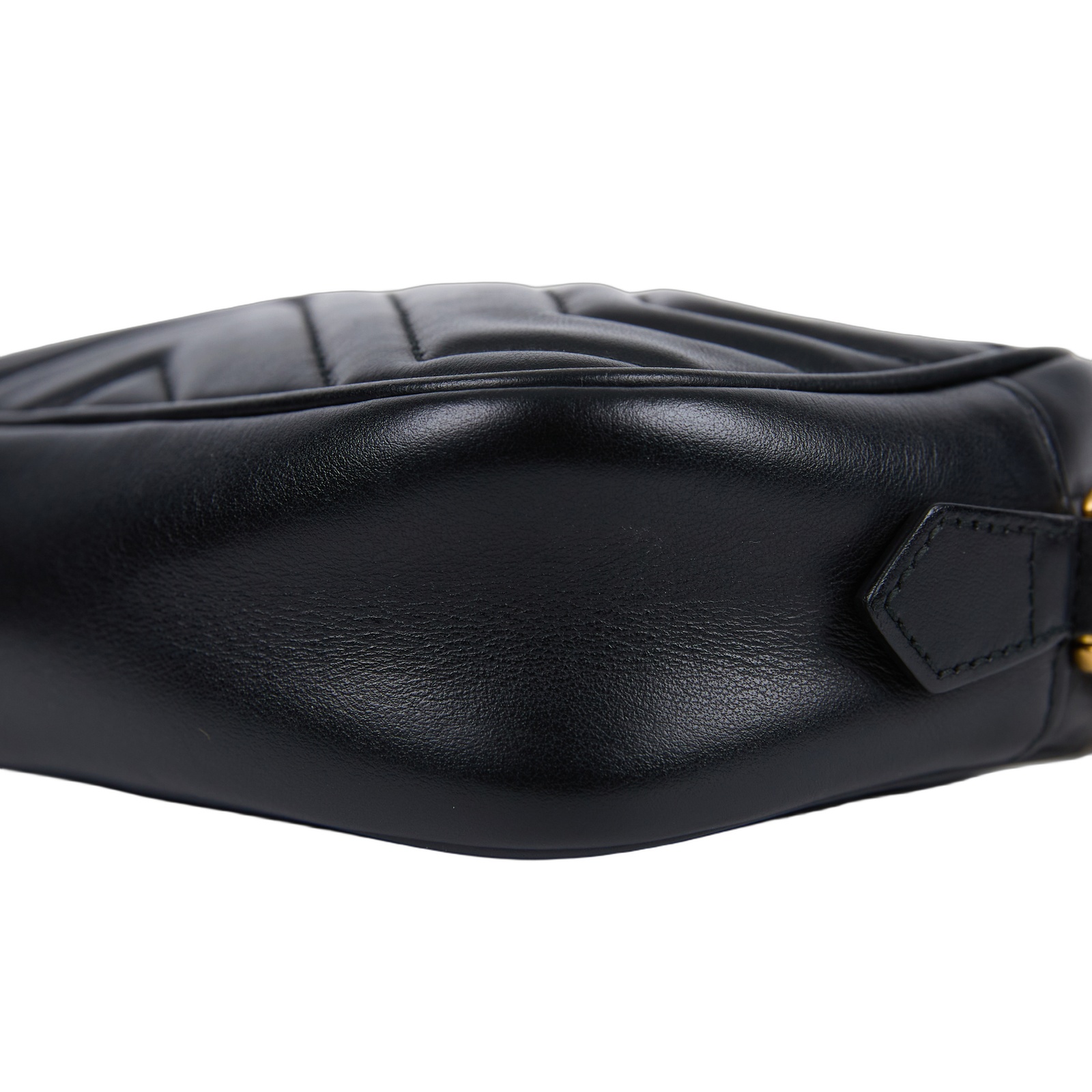 古馳 GUCCI Marmont 迷你袋 金色五金 448065 DTD1T 黑金GG Marmont 相機包 MINI 無附屬品