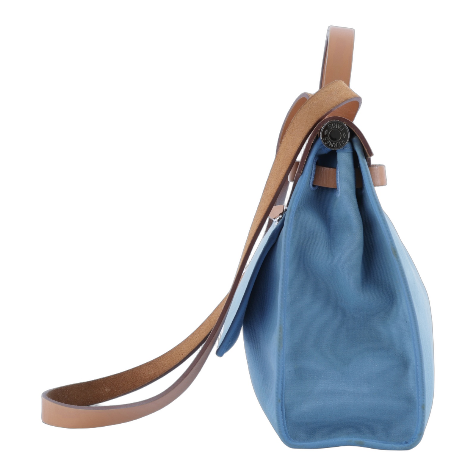愛馬仕 Hermes Herbag Zip 31 HER31 口O刻 口O刻 牛仔藍HERBAG31 鎖組