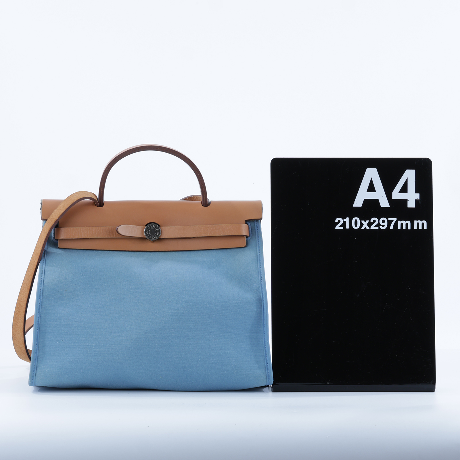愛馬仕 Hermes Herbag Zip 31 HER31 口O刻 口O刻 牛仔藍HERBAG31 鎖組