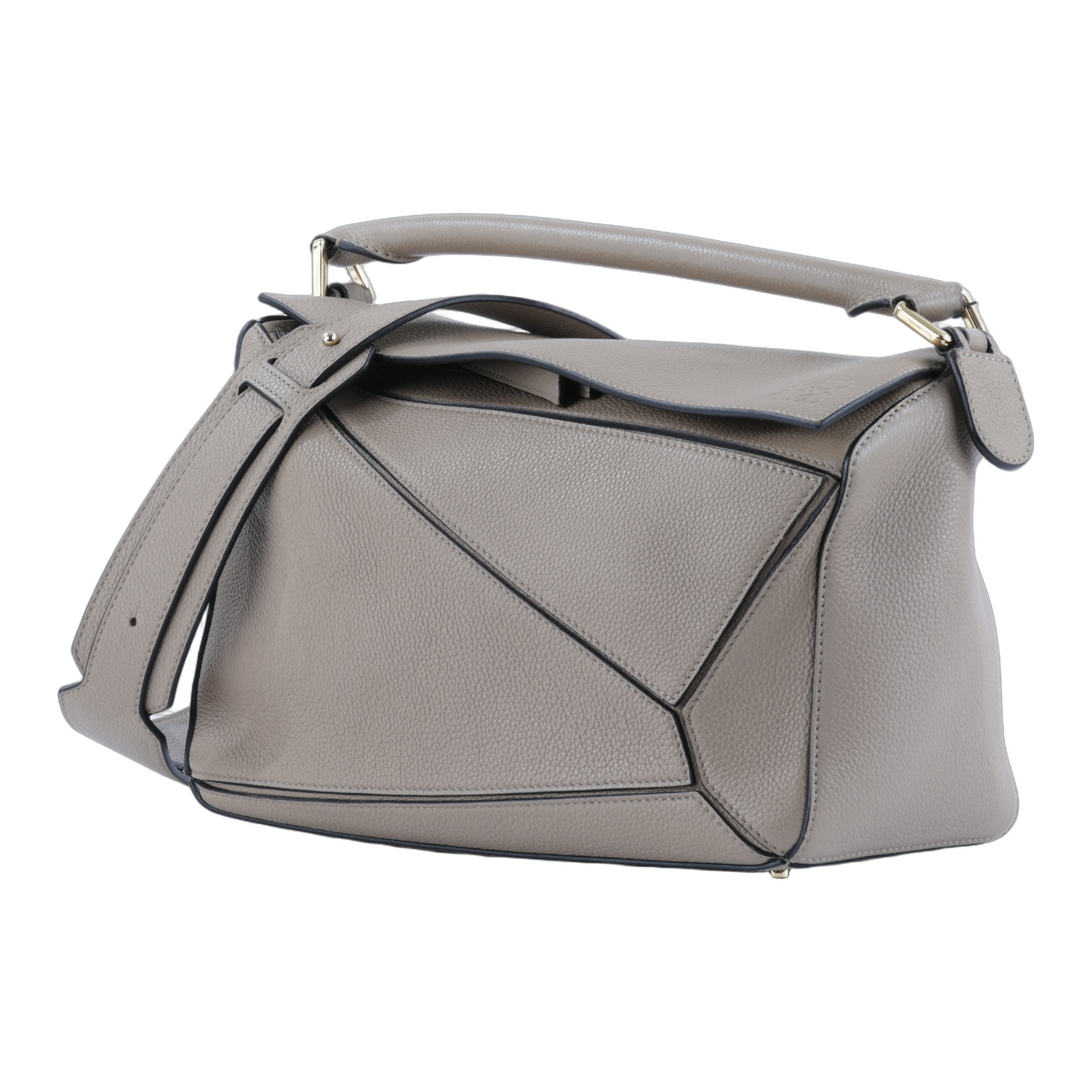 羅意威 LOEWE Small Puzzle bag 肩背包 斜背包 A510S20X14 沙色PUZZLE 小 防塵袋