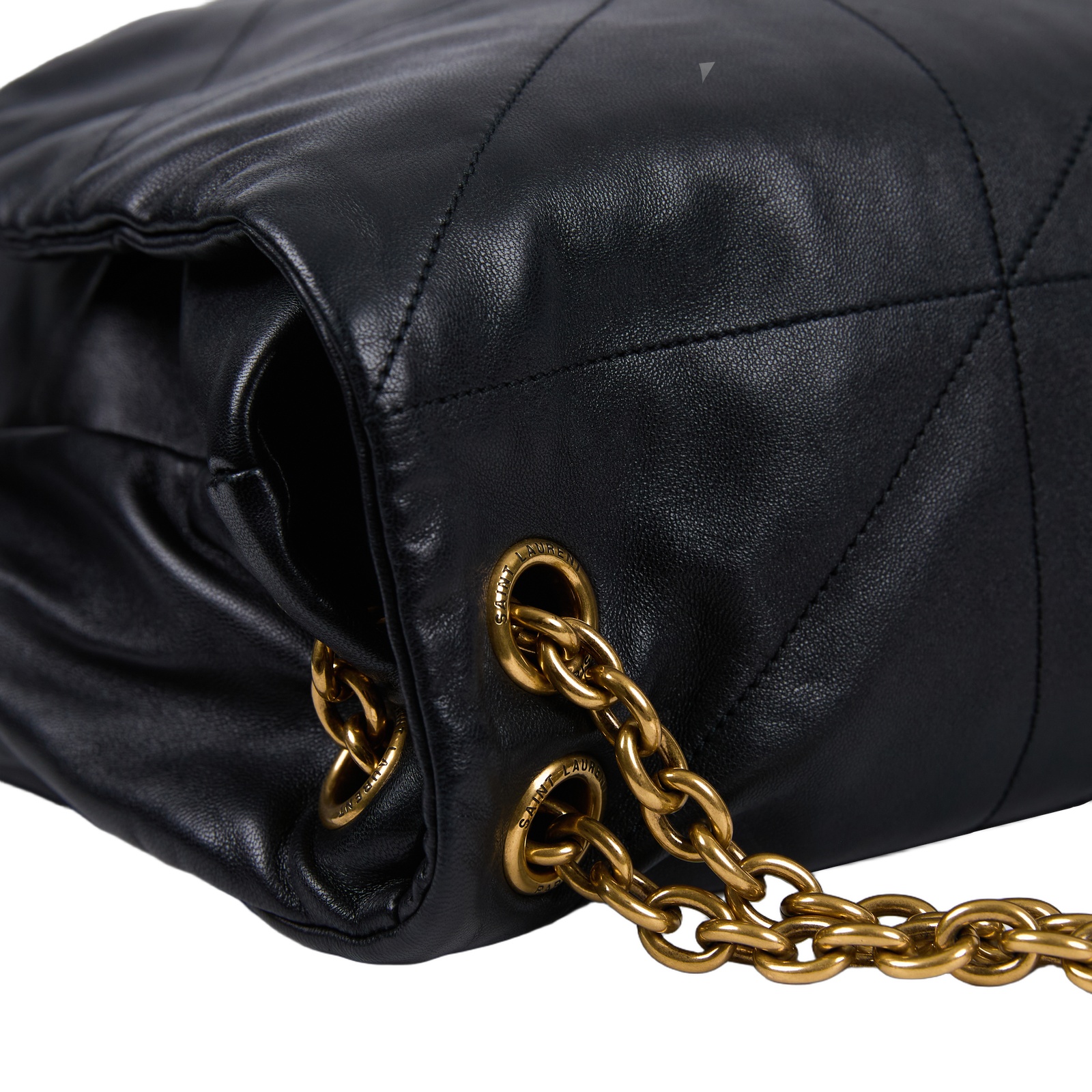 聖羅蘭 YSL SAINT LAURENT Jamie 4.3 小羊皮 手袋 肩背 手提包 742431AAB32 黑JAMIE金鍊包 無附屬品