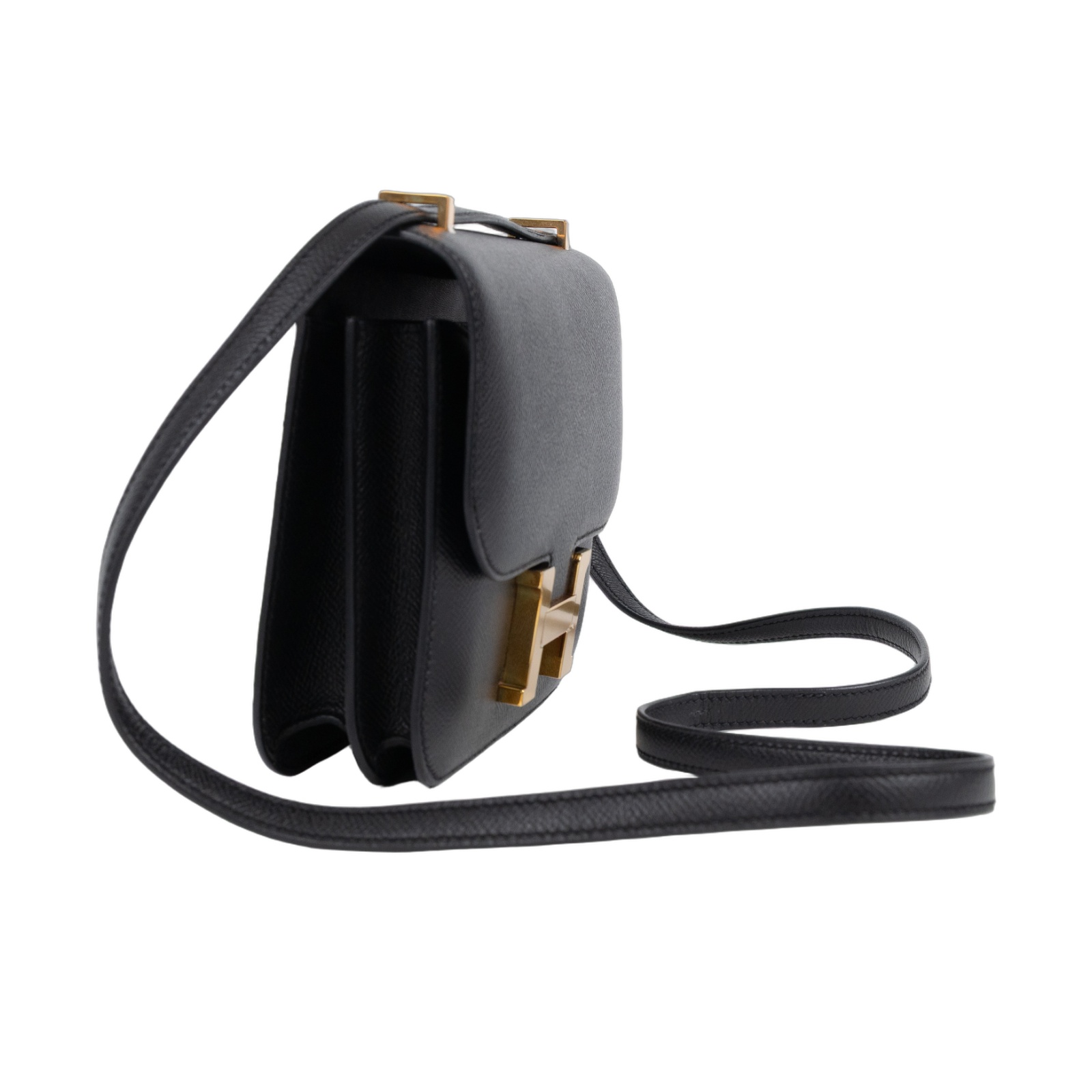 愛馬仕 Hermes Constance Bag 康康包 MIni 18 CN18 CAS788 QB C刻黑金MINI CONSTANCE 原廠盒子/防塵袋
