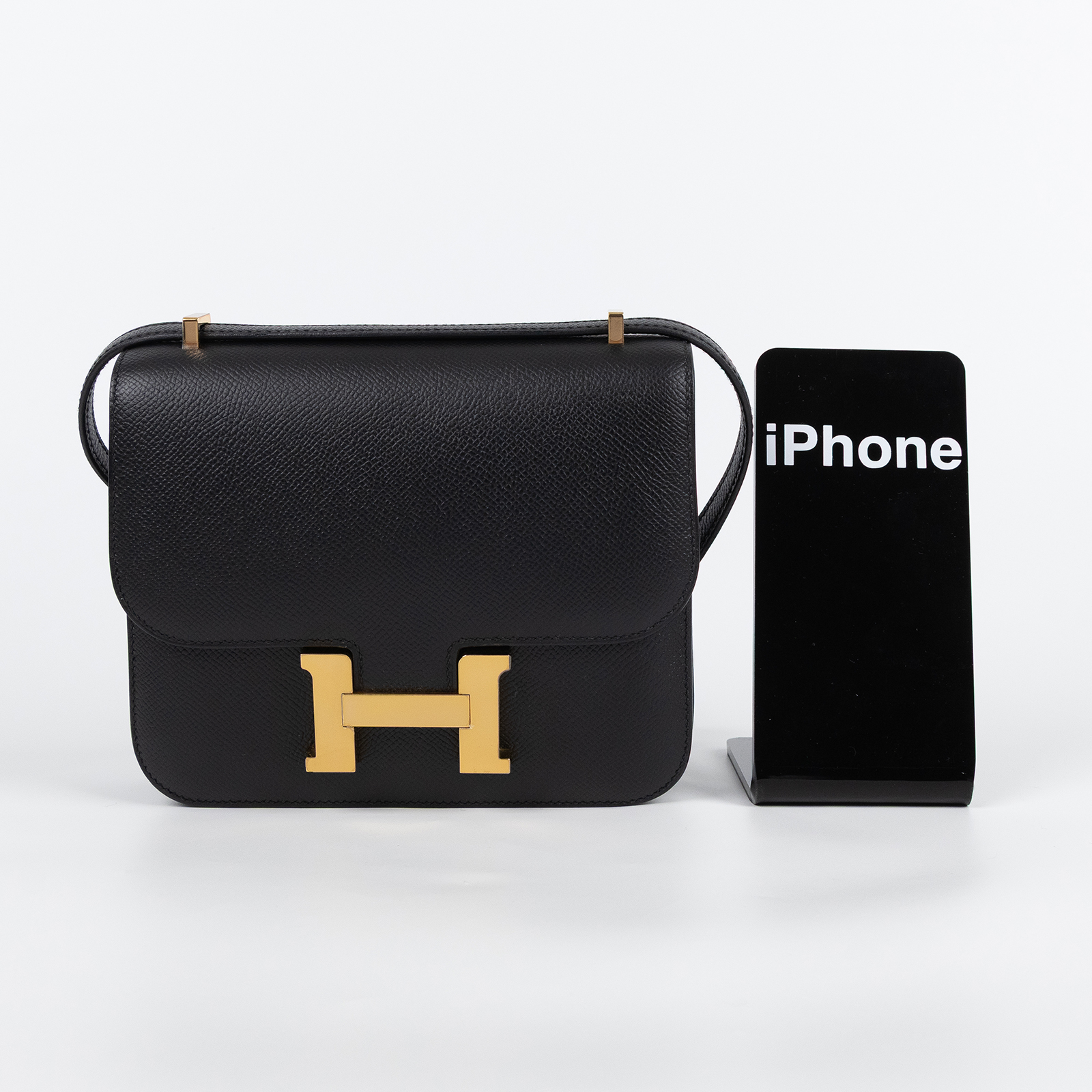 愛馬仕 Hermes Constance Bag 康康包 MIni 18 CN18 CAS788 QB C刻黑金MINI CONSTANCE 原廠盒子/防塵袋