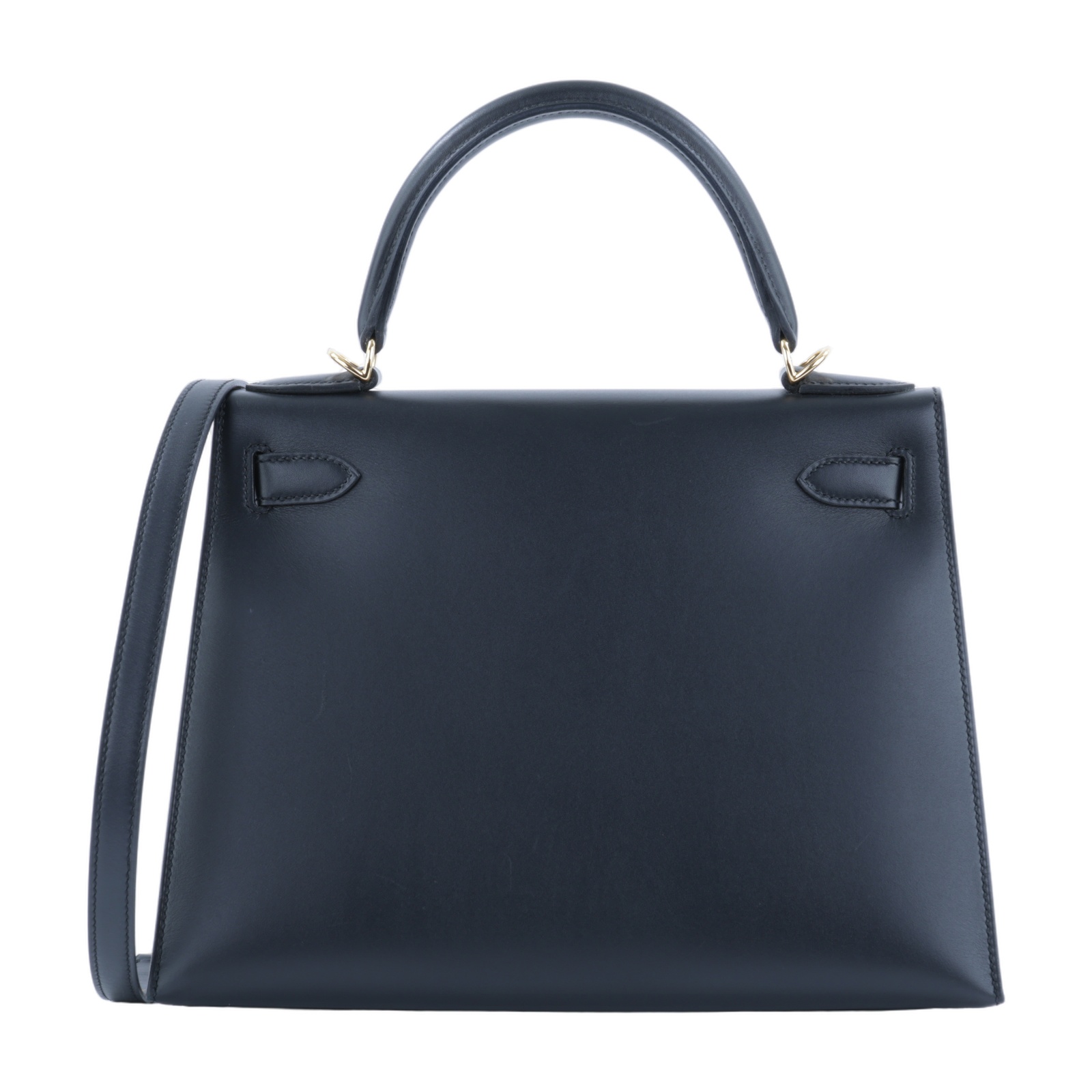 愛馬仕 Hermes Kelly Bag 凱莉包 28 金色五金 黑色 H073675CC89 /C刻  原廠盒子/防塵袋/背帶/鎖組/吊牌/購買證明