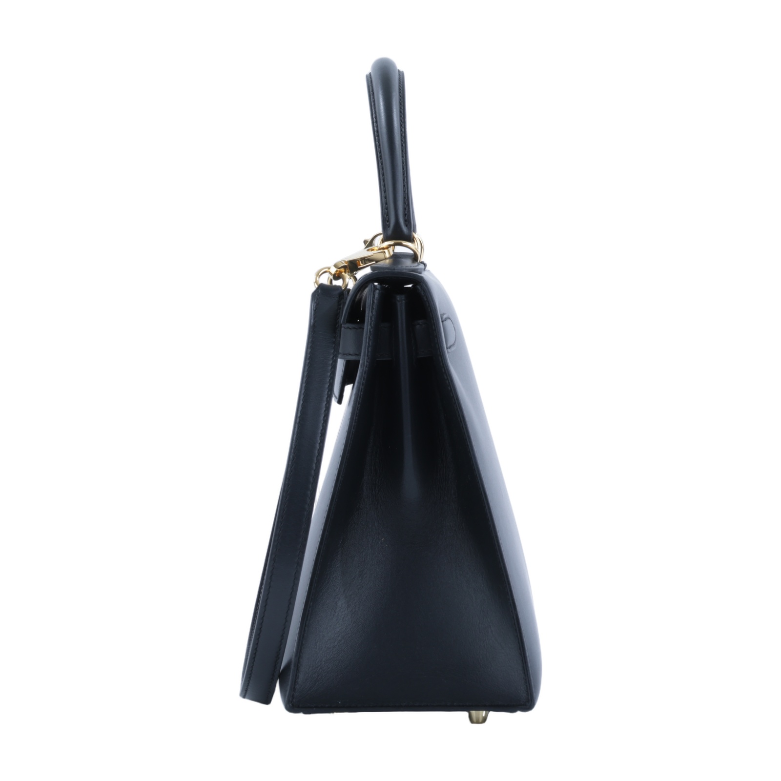 愛馬仕 Hermes Kelly Bag 凱莉包 28 金色五金 黑色 H073675CC89 /C刻  原廠盒子/防塵袋/背帶/鎖組/吊牌/購買證明