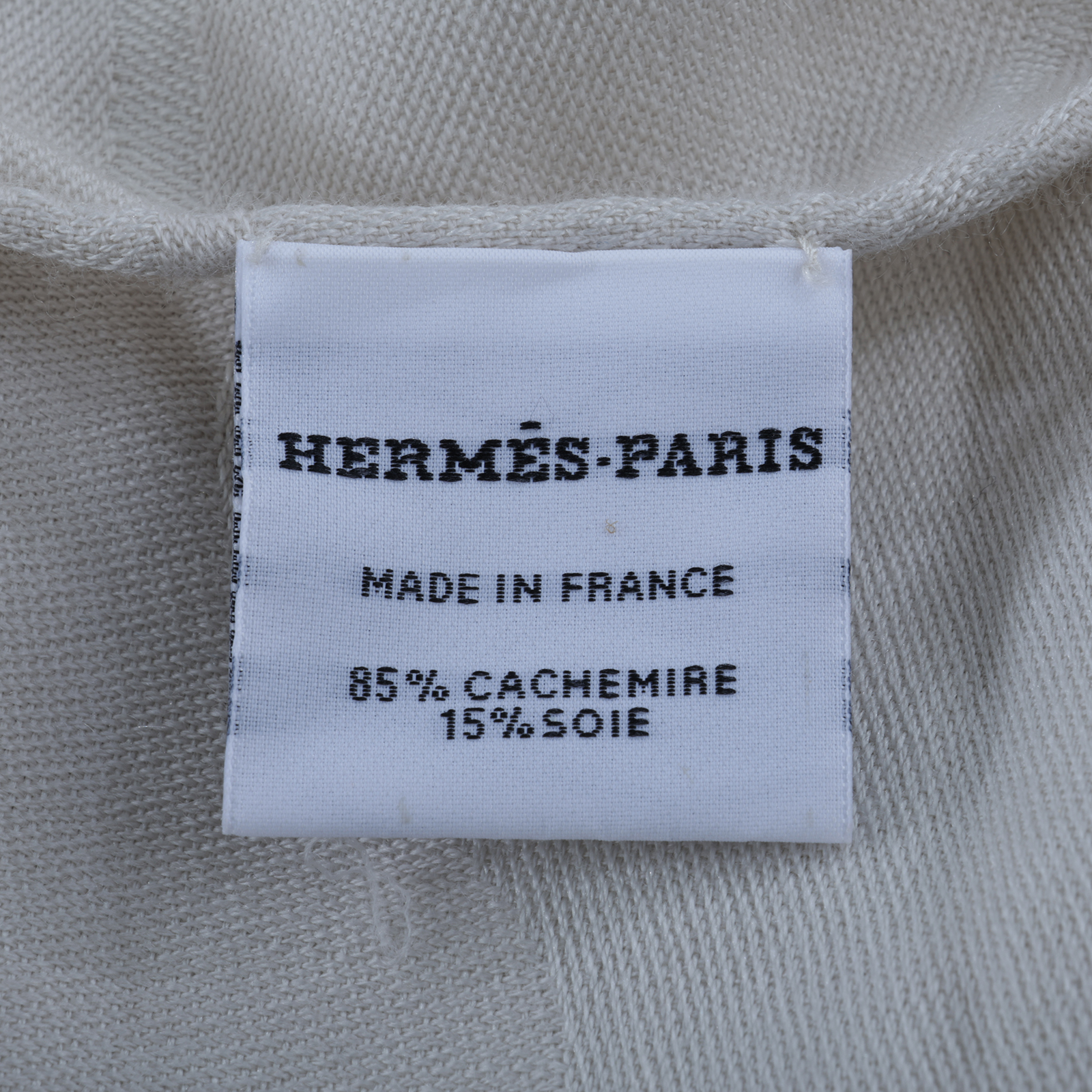 愛馬仕 Hermes 喀什米爾羊毛 圍巾 披肩   白色喀什米爾圖案披巾 原廠盒子