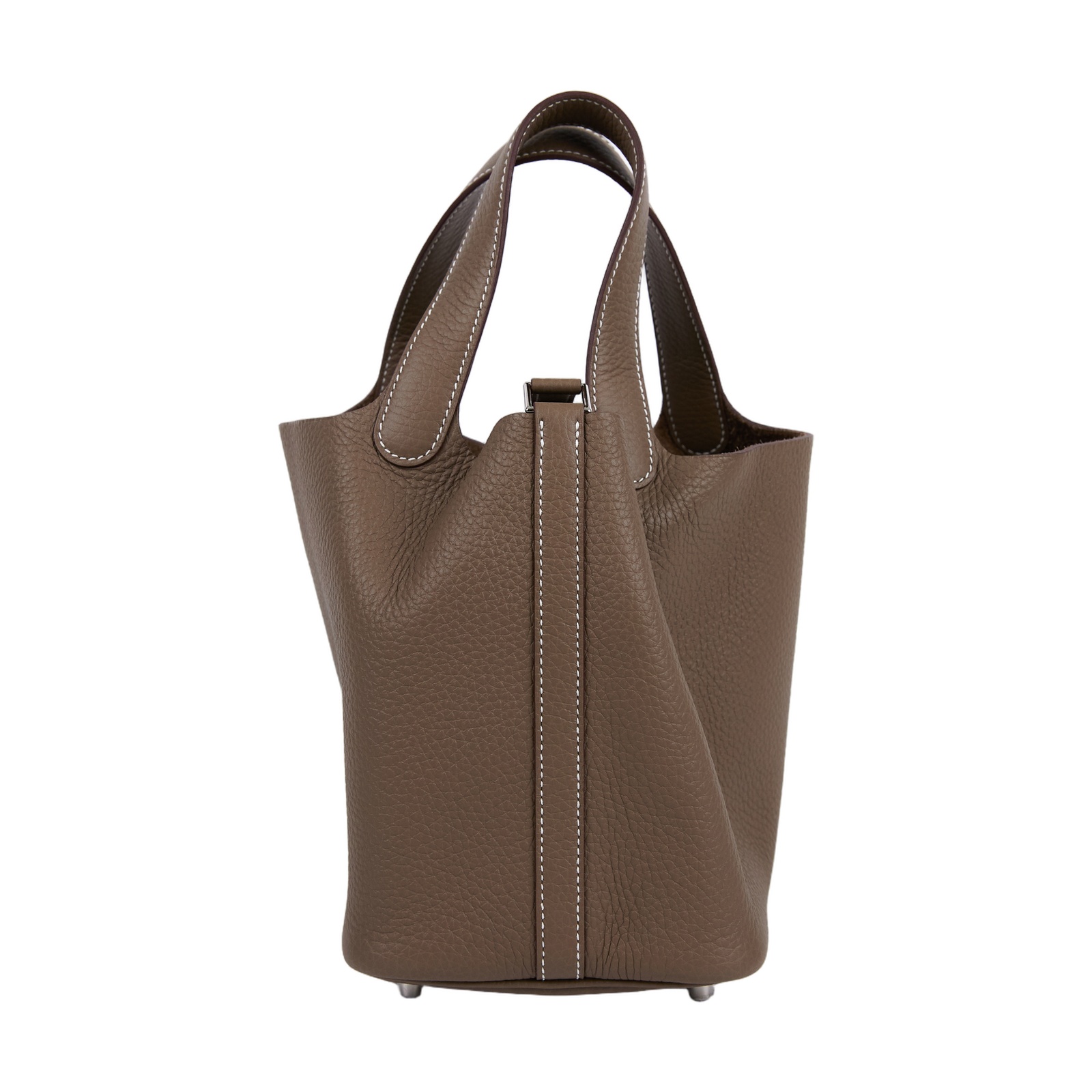 愛馬仕 Hermes Picotin Lock 18 菜籃子包 銀色五金 大象灰 H056289CK18 /WMI002IA  原廠盒子/防塵袋/鎖組/購買證明
