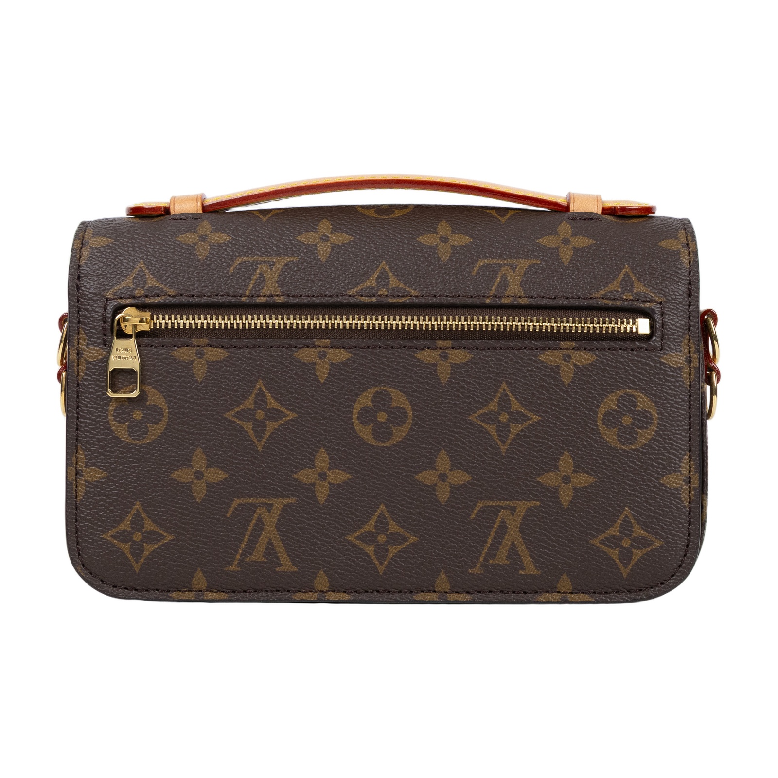 路易威登 LOUIS VUITTON Pochette Métis East West 老花 鏈條 郵差包 腋下單肩包 M46279 晶片款  原廠盒子/防塵袋/購買證明影本/背帶