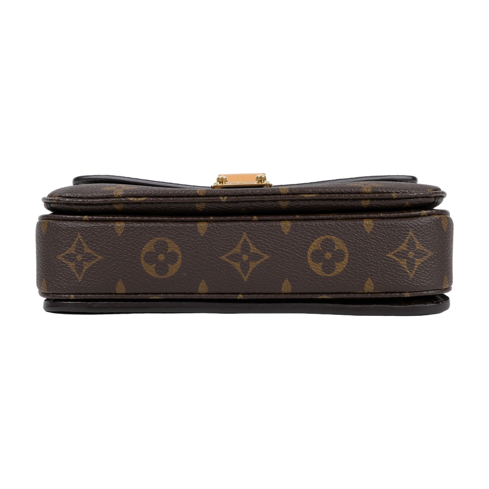 路易威登 LOUIS VUITTON Pochette Métis East West 老花 鏈條 郵差包 腋下單肩包 M46279 晶片款  原廠盒子/防塵袋/購買證明影本/背帶