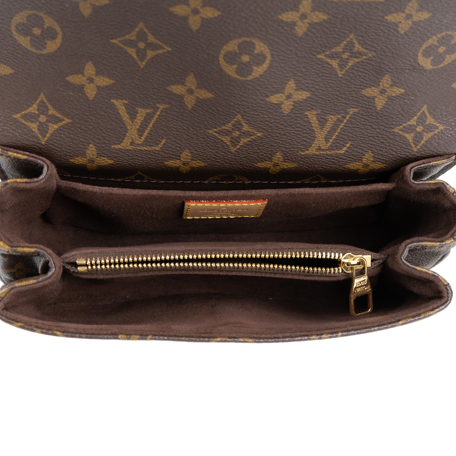 路易威登 LOUIS VUITTON Pochette Métis East West 老花 鏈條 郵差包 腋下單肩包 M46279 晶片款  原廠盒子/防塵袋/購買證明影本/背帶