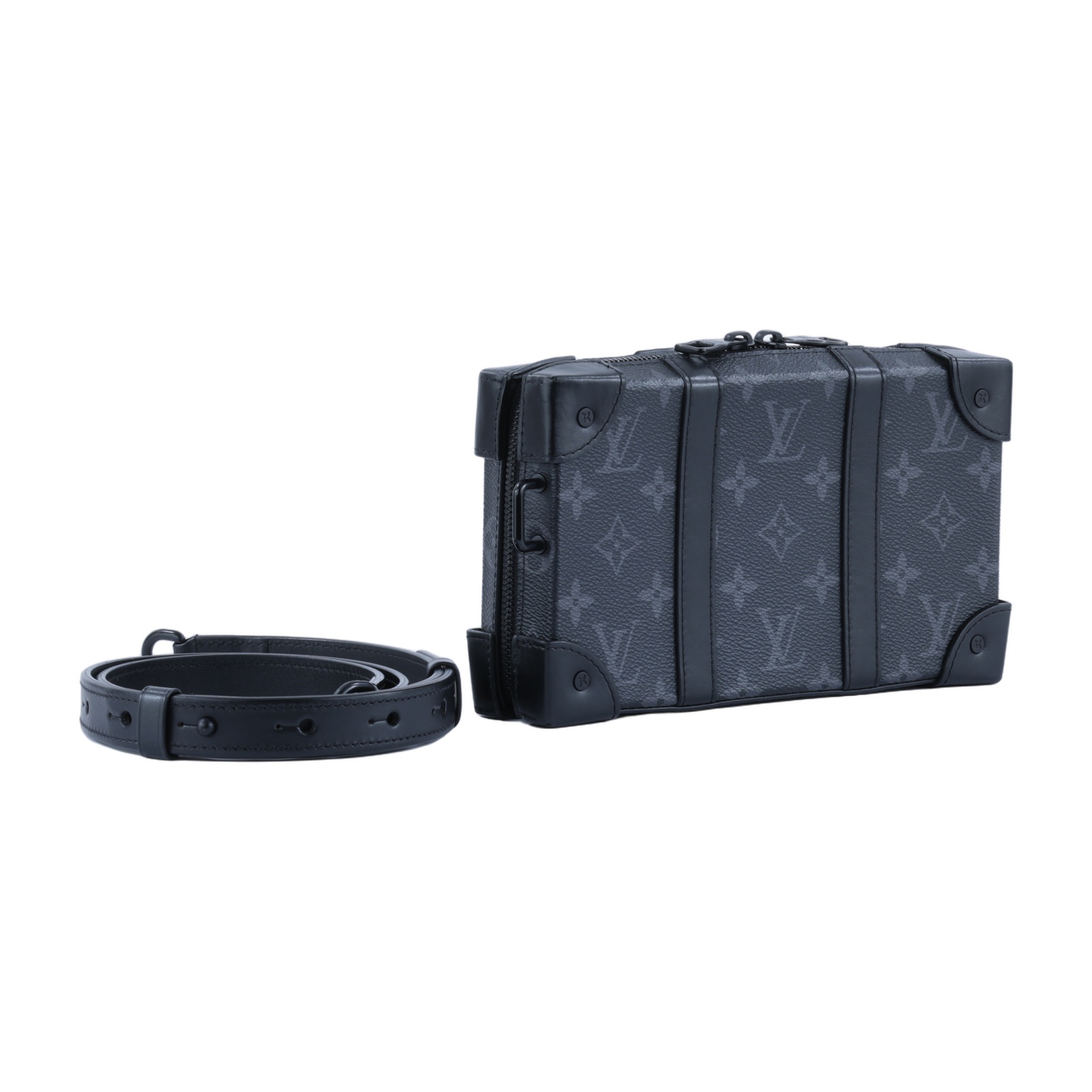 路易威登 LOUIS VUITTON Mini Soft Trunk 迷你 隨身包 黑色 M69838 晶片款  原廠盒子/防塵袋/購買證明
