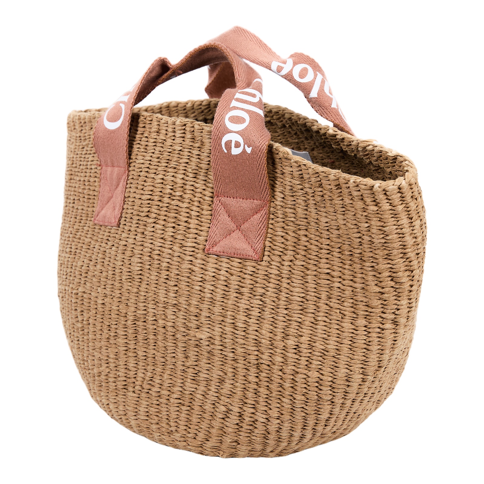 蔻依 CHLOE Kids 手提包  粉色MIFUKO草編WOODY 無附屬品