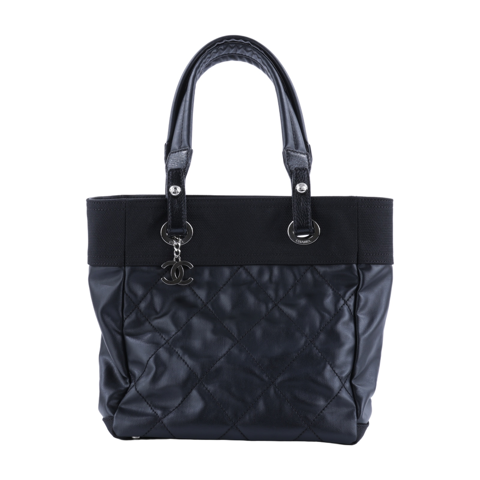 香奈兒 CHANEL Paris Biarritz 托特包  13開黑托特包 保證卡