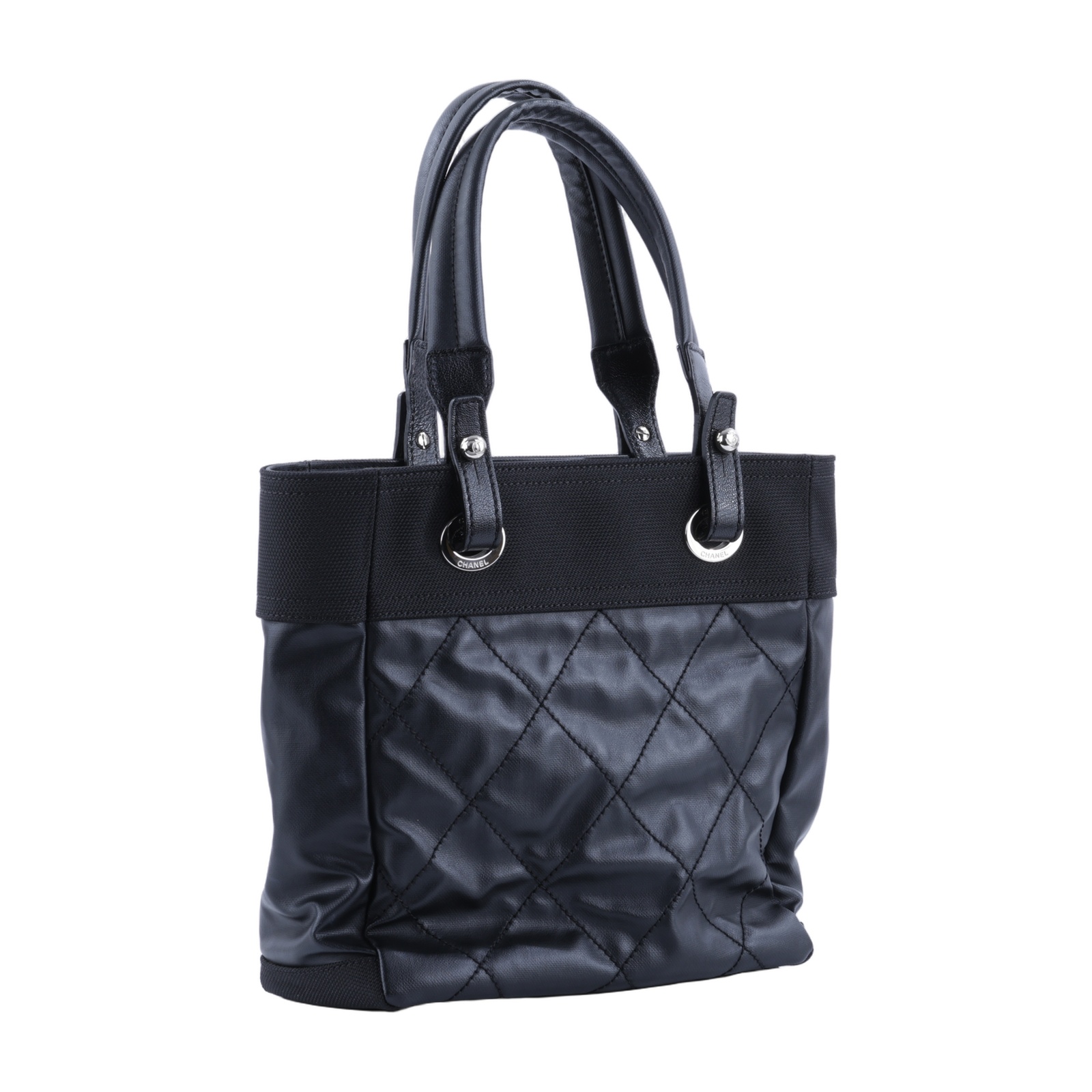 香奈兒 CHANEL Paris Biarritz 托特包  13開黑托特包 保證卡