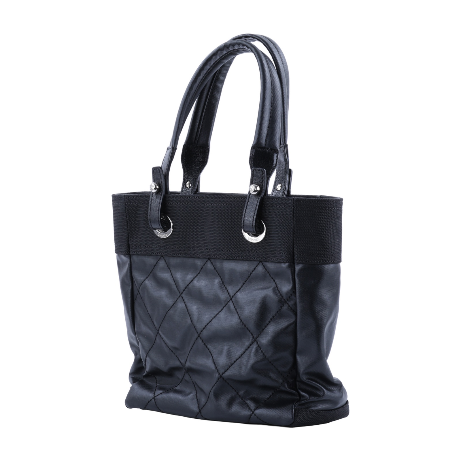 香奈兒 CHANEL Paris Biarritz 托特包  13開黑托特包 保證卡