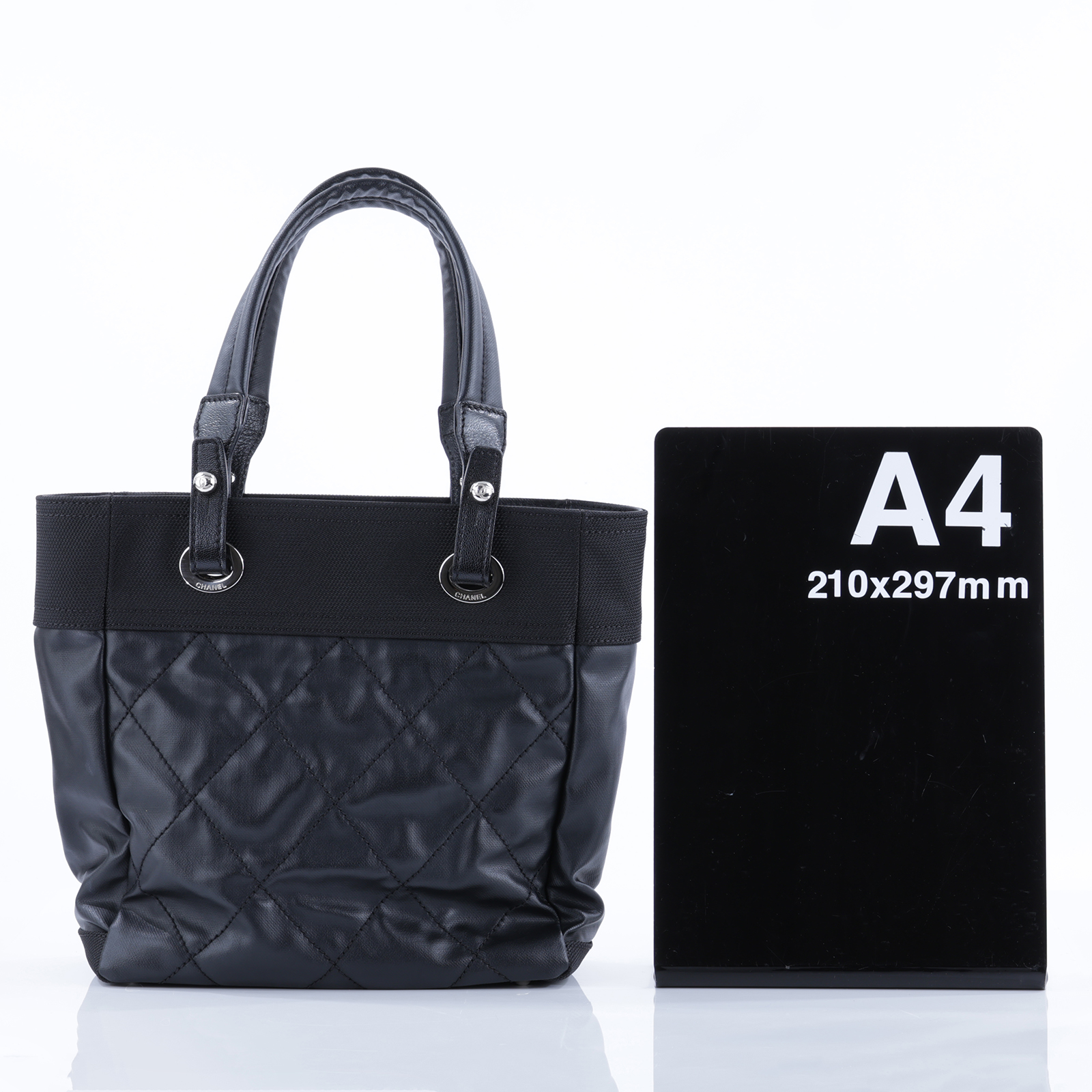 香奈兒 CHANEL Paris Biarritz 托特包  13開黑托特包 保證卡