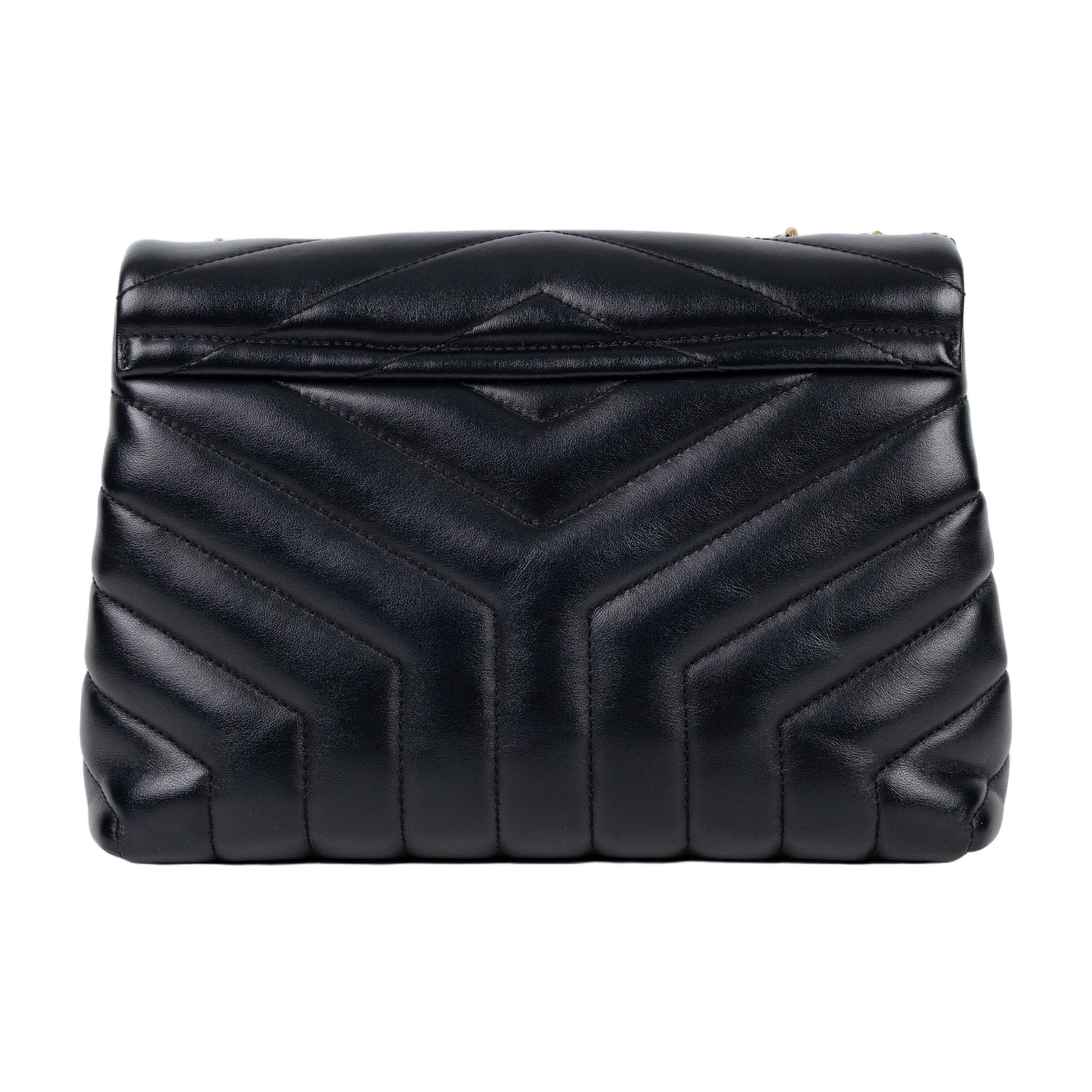 聖羅蘭 YSL SAINT LAURENT Loulou 絎縫 小牛皮 TOY 小型 手袋  肩背 斜背包 金色五金 494699DV727  防塵袋