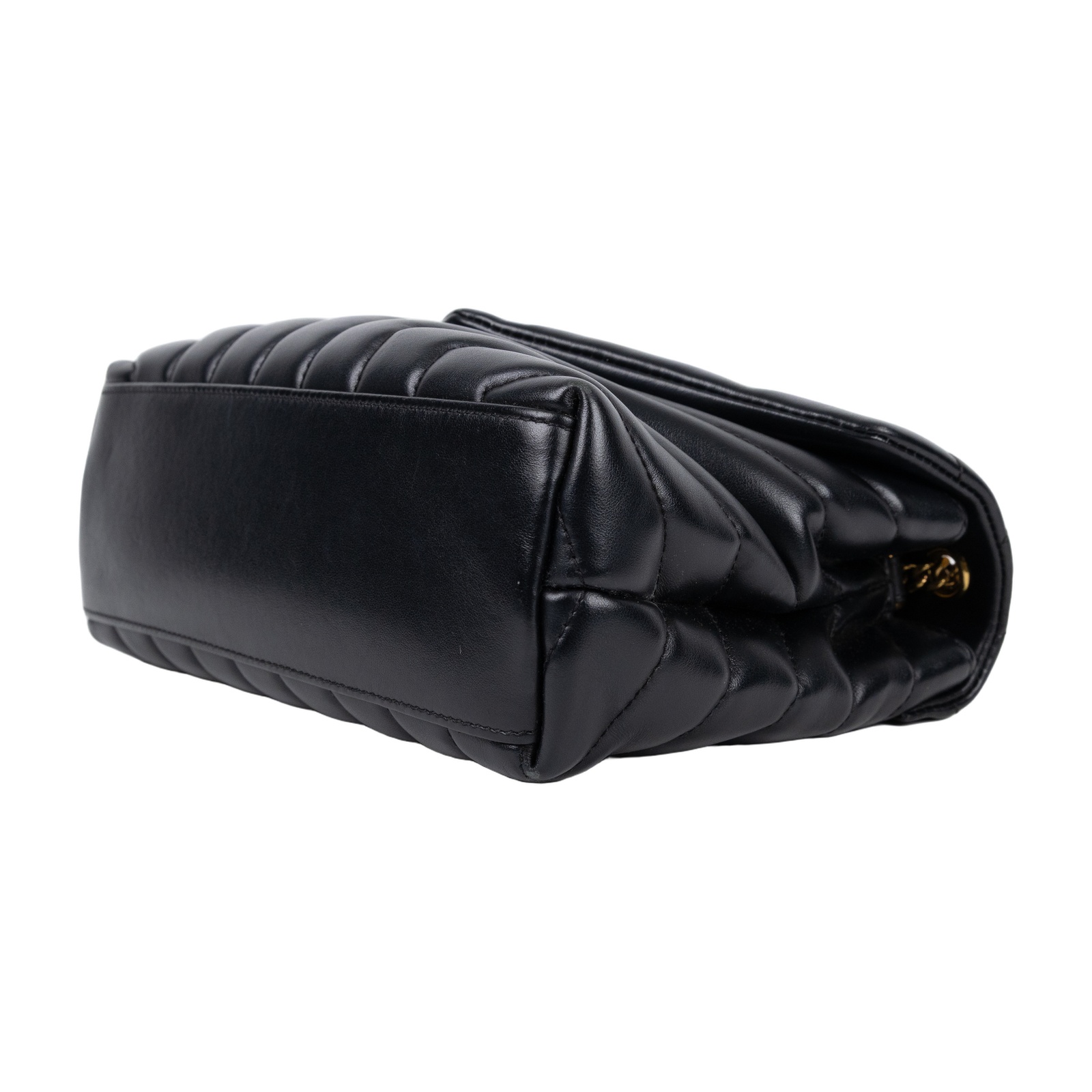 聖羅蘭 YSL SAINT LAURENT Loulou 絎縫 小牛皮 TOY 小型 手袋  肩背 斜背包 金色五金 494699DV727  防塵袋
