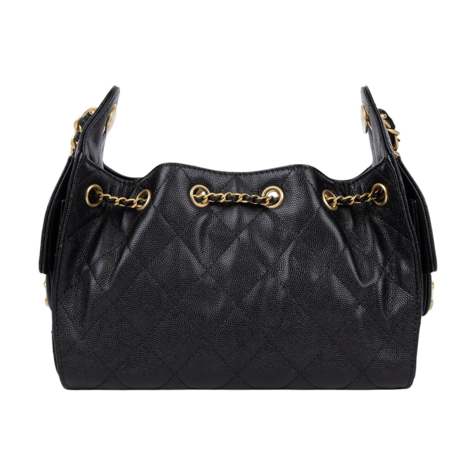 香奈兒 CHANEL 25 迷你包 AS5631 B20304 黑金荔枝25包 MINI 原廠盒子/防塵袋/購買證明