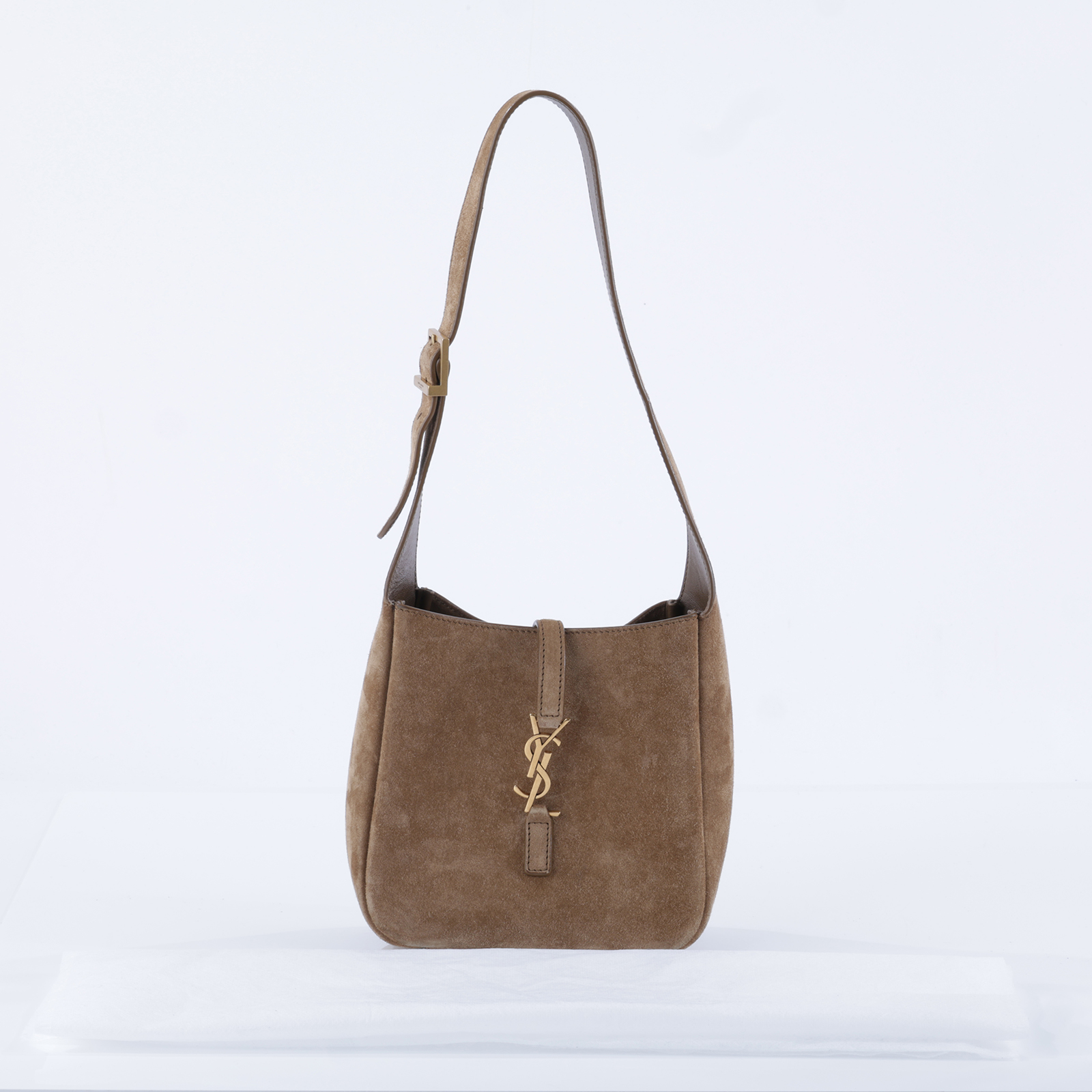 聖羅蘭 YSL SAINT LAURENT LE 5 À 7 柔軟粒面皮革 Baby 手提包 809461AADUU  無附屬品