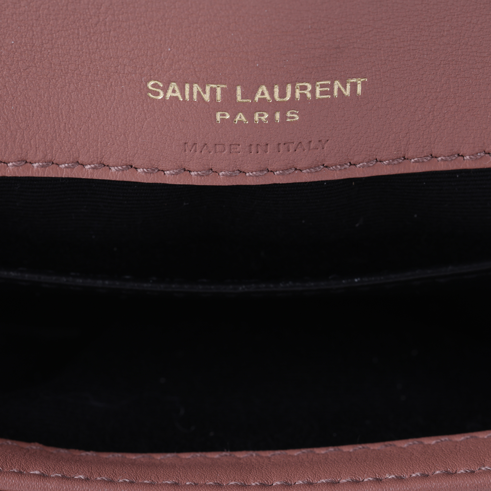 聖羅蘭 YSL SAINT LAURENT College 亮面 裂紋皮革 迷你 肩背 手提 鏈條手袋 779430DZH07 粉麂皮迷你學院包 無附屬品