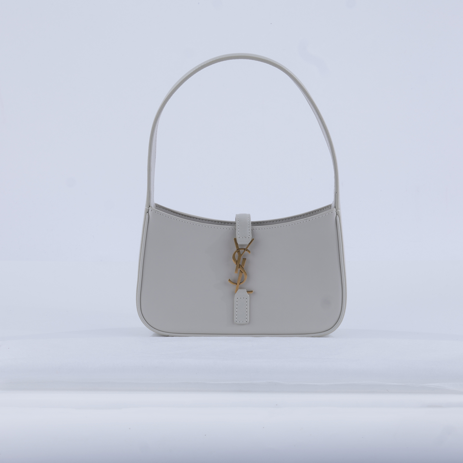 聖羅蘭 YSL SAINT LAURENT LE 5 À 7 滑面皮革 HOBO 迷你 手袋 手提包 7103182R20W  無附屬品