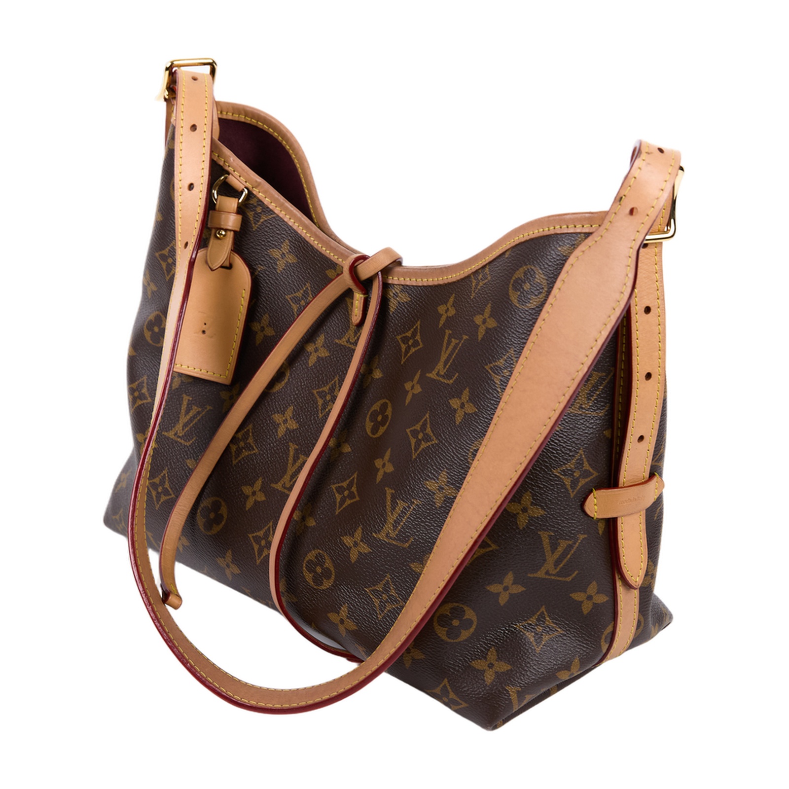 路易威登 LOUIS VUITTON CarryAll PM 原花 肩背包 M46203 晶片款 原花CarryAll PM 內袋/吊牌
