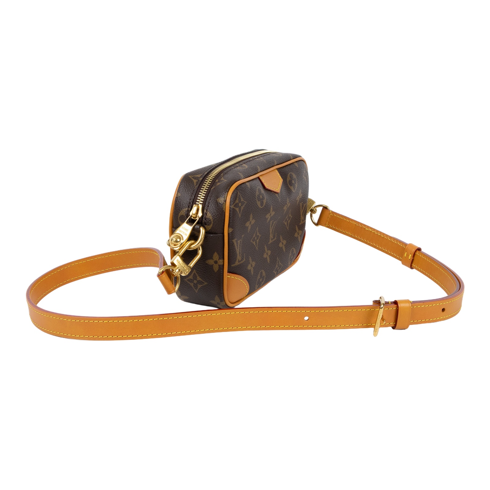 路易威登 LOUIS VUITTON Trocadéro 可穿戴式錢包 斜背包 M14058 晶片款 原花Trocadéro 防塵袋/背帶