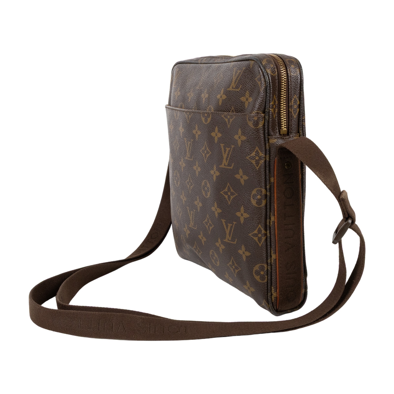 路易威登 LOUIS VUITTON Trotteur Beaubourg 斜肩包 記者包 老花 Monogram  M97037 原花郵差包 無附屬品