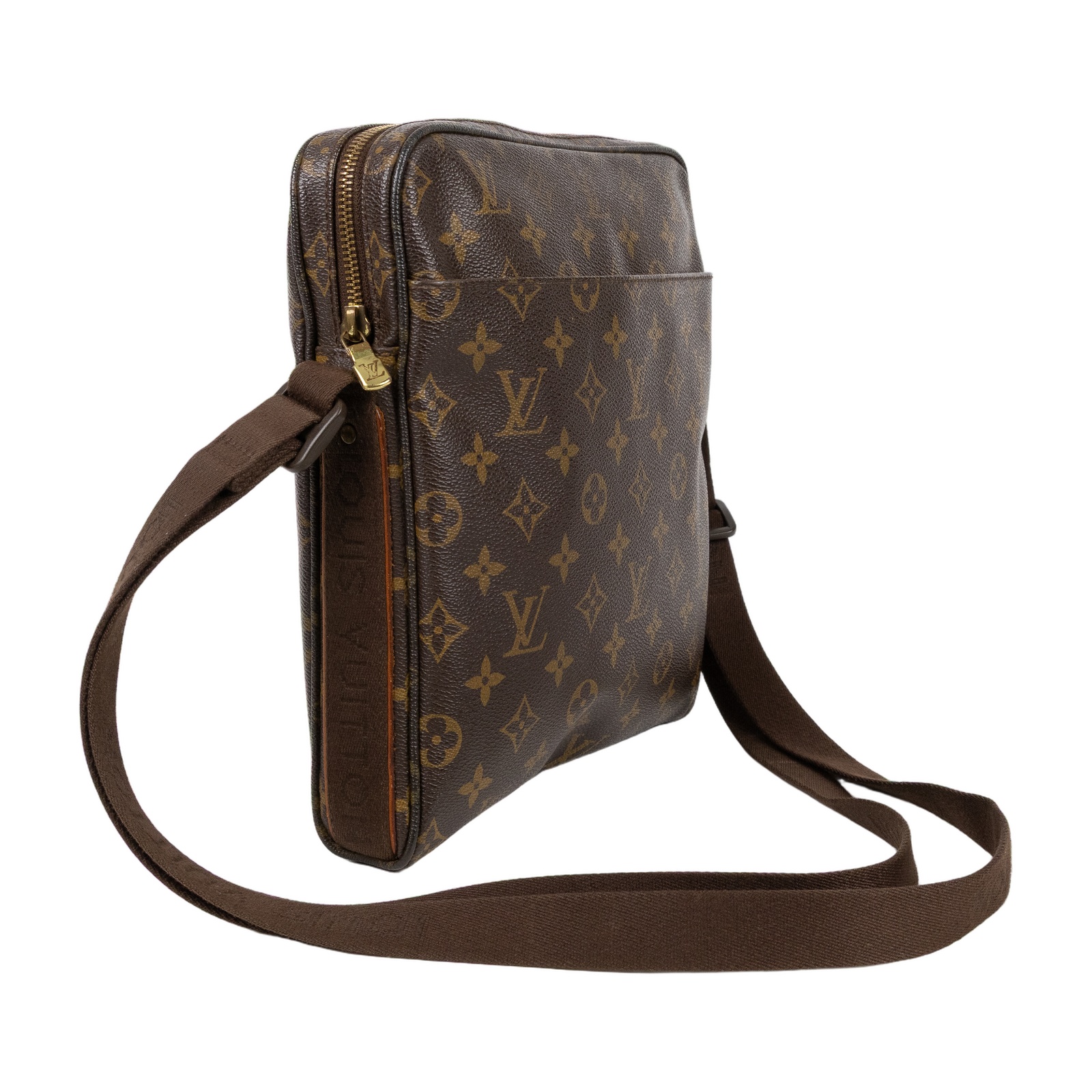 路易威登 LOUIS VUITTON Trotteur Beaubourg 斜肩包 記者包 老花 Monogram  M97037 原花郵差包 無附屬品