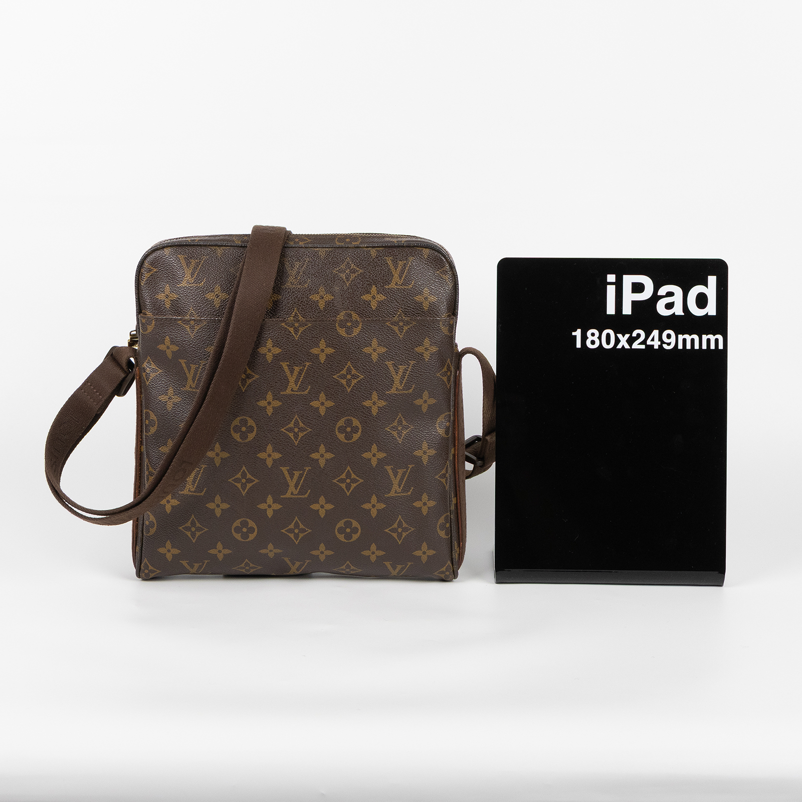 路易威登 LOUIS VUITTON Trotteur Beaubourg 斜肩包 記者包 老花 Monogram  M97037 原花郵差包 無附屬品