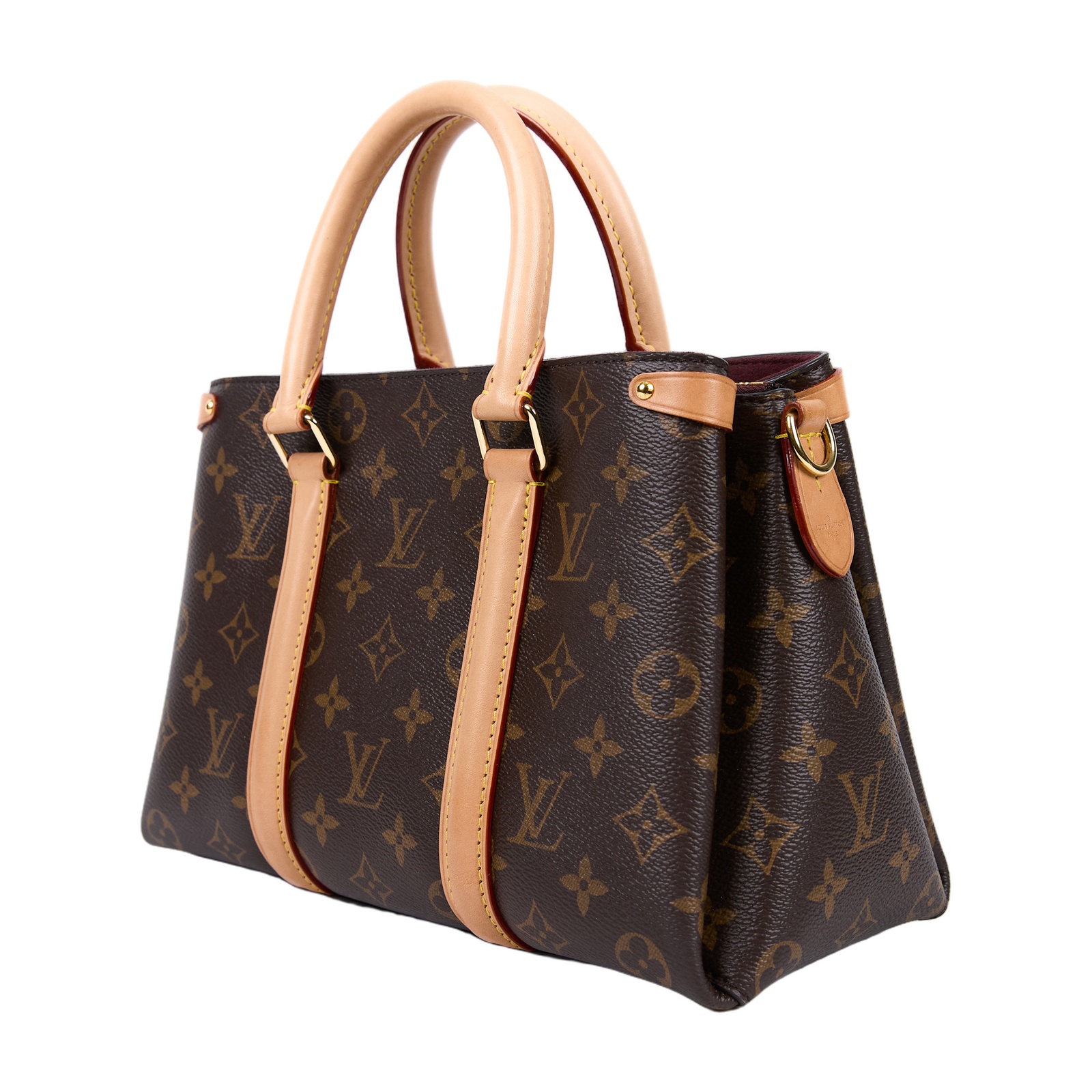 路易威登 LOUIS VUITTON Soufflot MM 手提包 斜背包 M44815 晶片款 原花SOUFFLOT BB 原廠盒子/防塵袋/背帶/吊牌