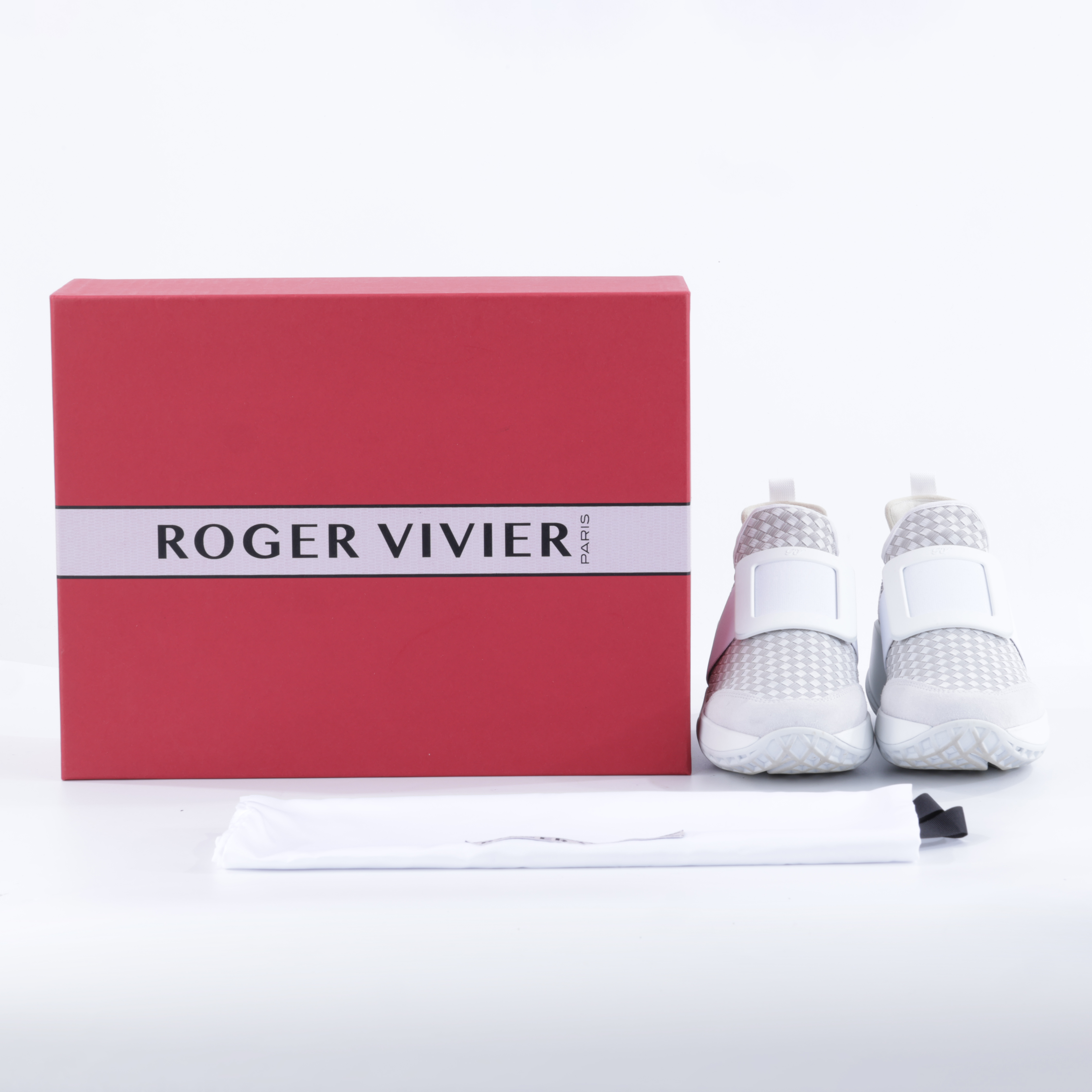 羅傑 維維亞 ROGER VIVIER Viv Run 織物 運動休閒鞋 RVW50642870UNN0UUR_35  原廠盒子/防塵袋