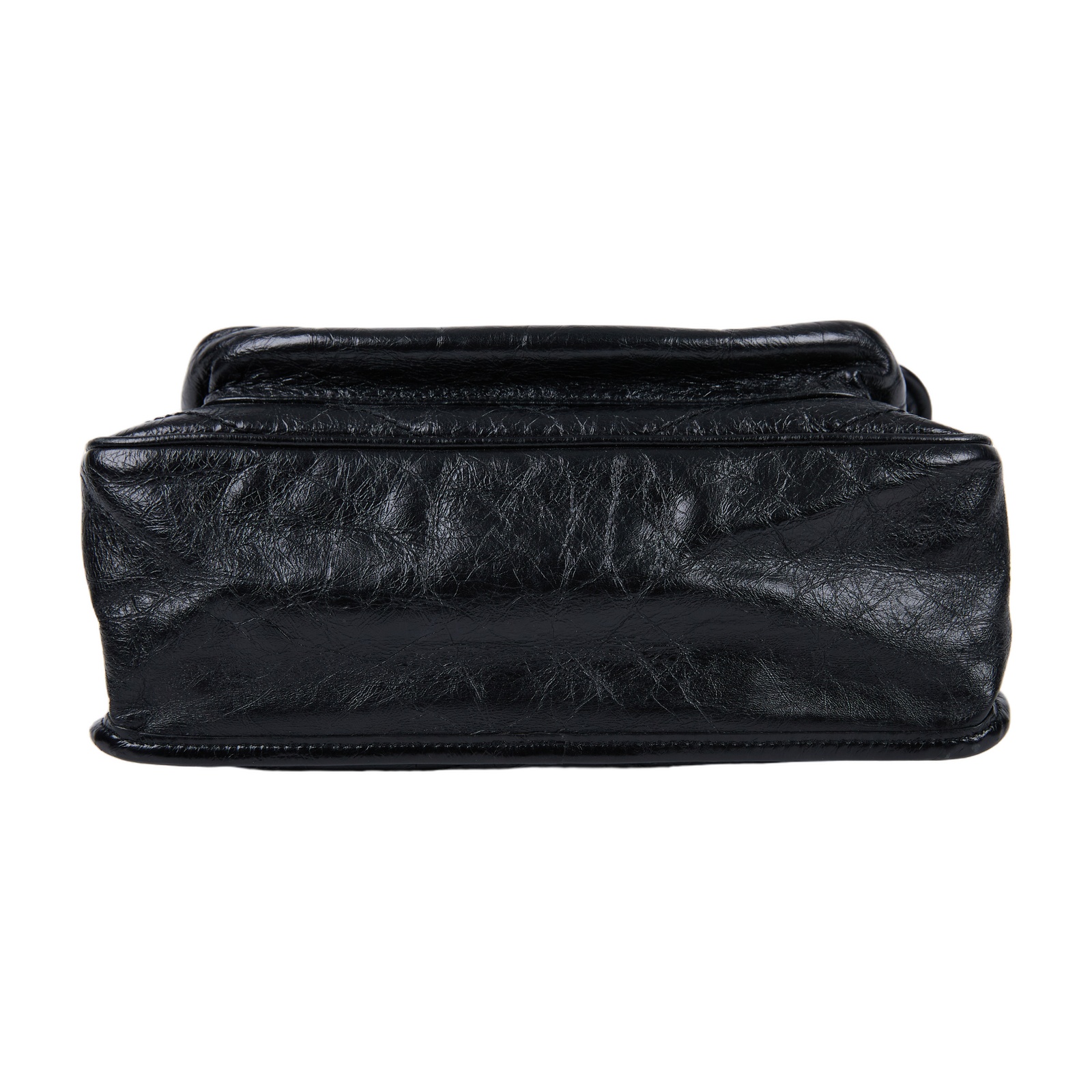 聖羅蘭 YSL SAINT LAURENT NIKI  復古皮革 山型紋 翻蓋 肩背包 中型 4988940EN04 黑NIKI MEDIUM 無附屬品