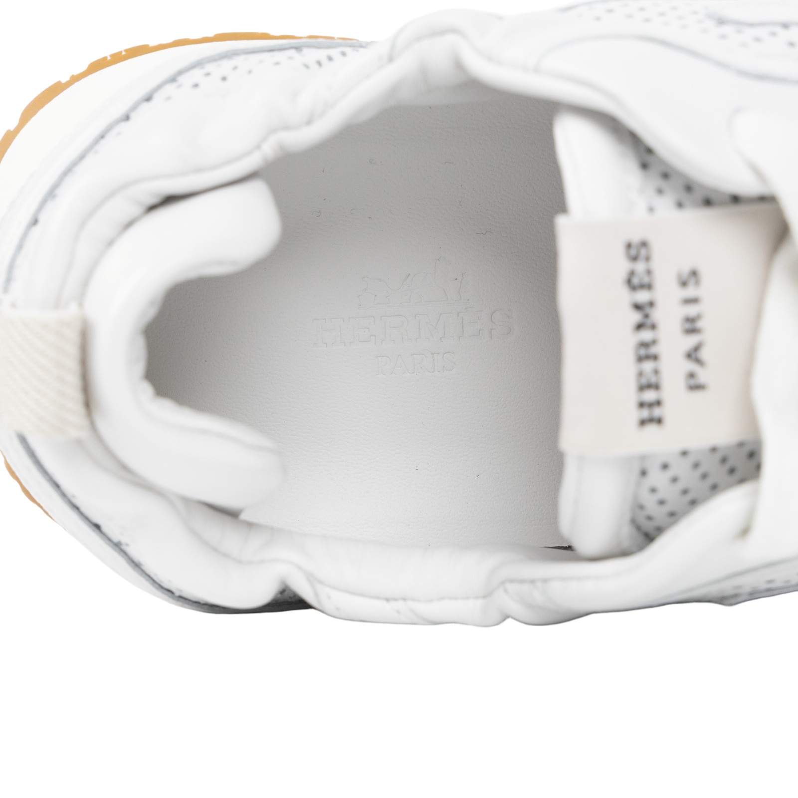 愛馬仕 Hermes Jet 運動鞋 女鞋 H261022Zv90375  白JET運動鞋#37.5 防塵袋