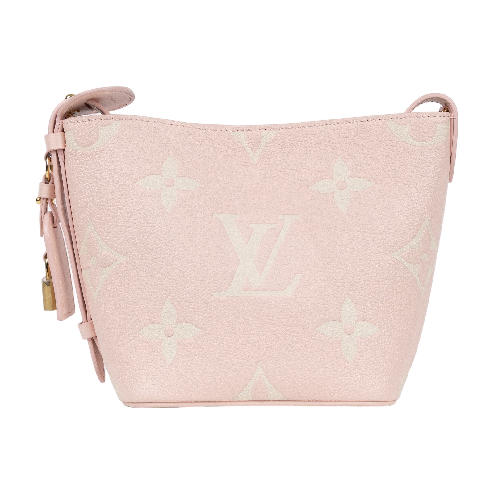 路易威登 LOUIS VUITTON All In BB 手提包 壓花粒面牛皮 Pink Quartz M14356 晶片款  防塵袋/內袋