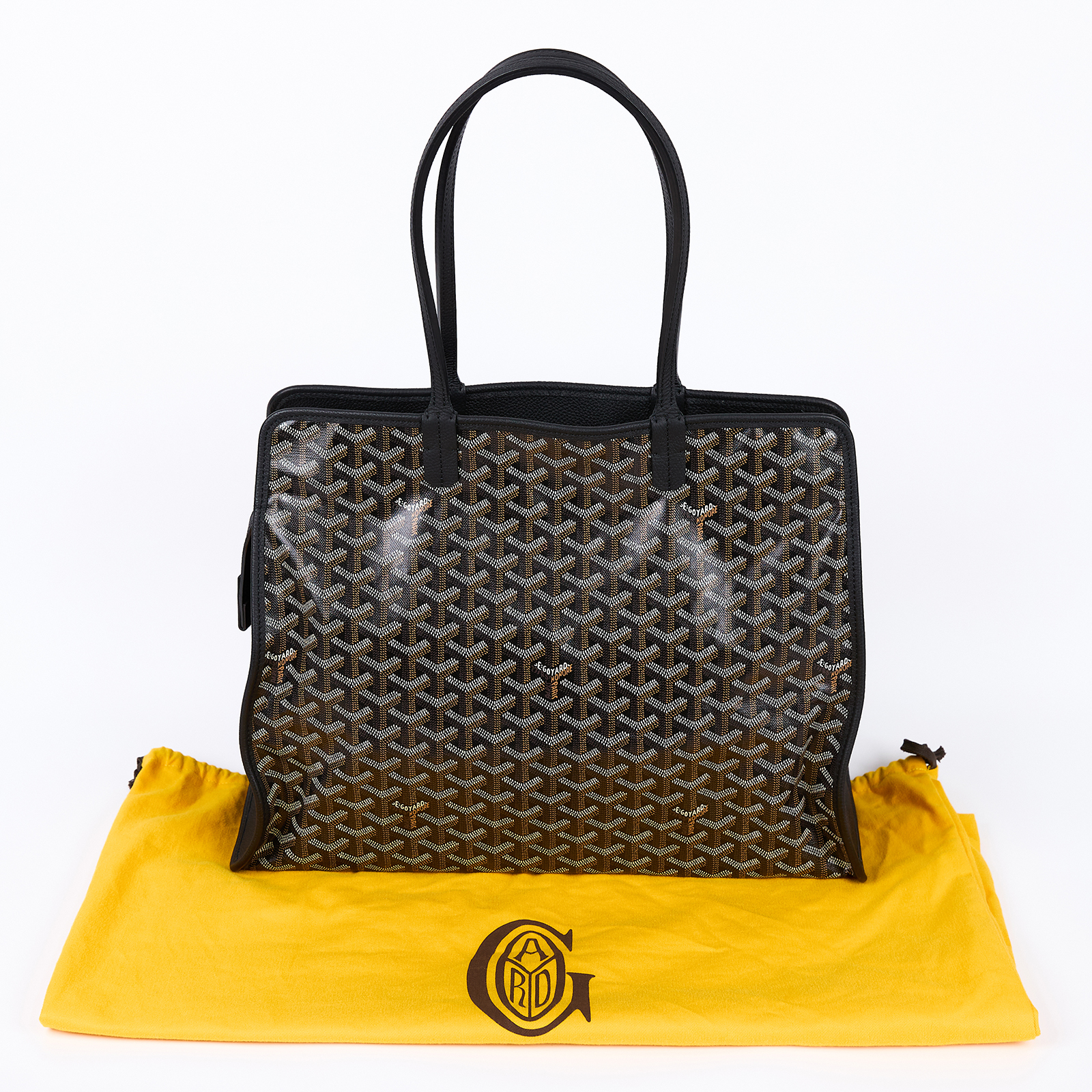 高雅德 GOYARD Sac Hardy PM 手提托特包 HARDY2PMLTY 黑HARDY TOTE PM 防塵袋