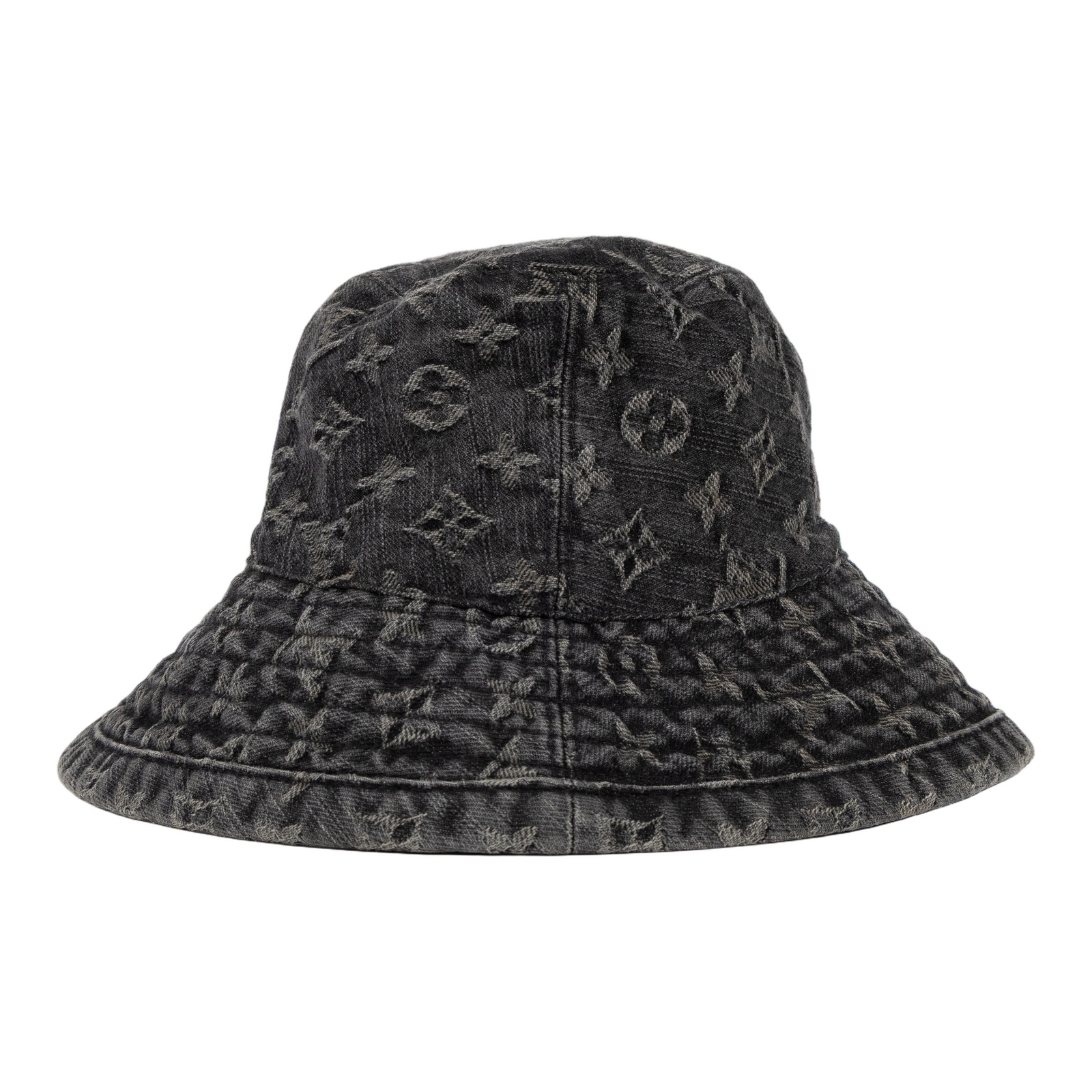 路易威登 LOUIS VUITTON Denim 漁夫帽  黑單寧原花漁夫帽 無附屬品